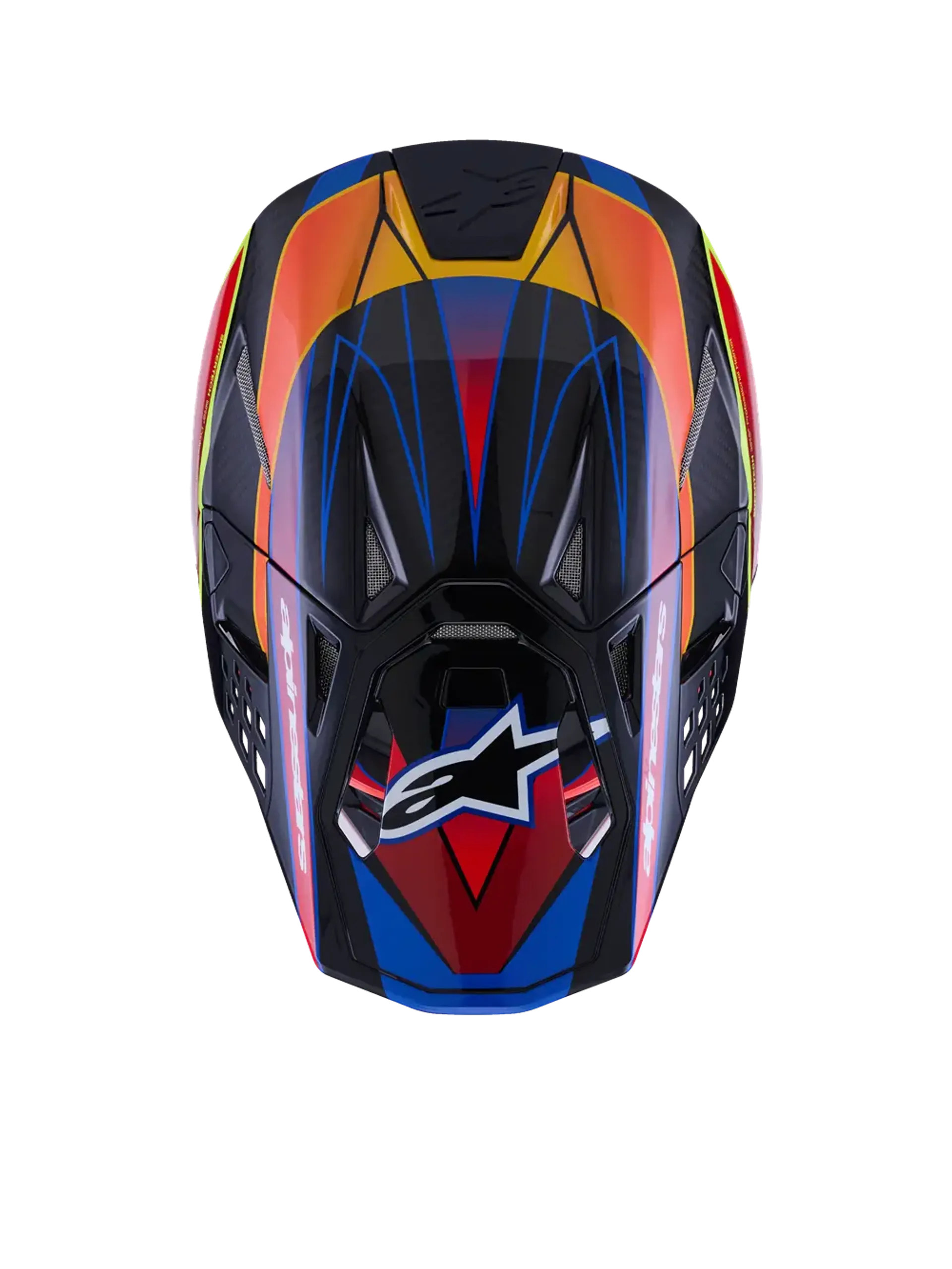 Alpinestars SM10 Era MIPS hjelm - Blå/Rød/Gul - Alpinestars