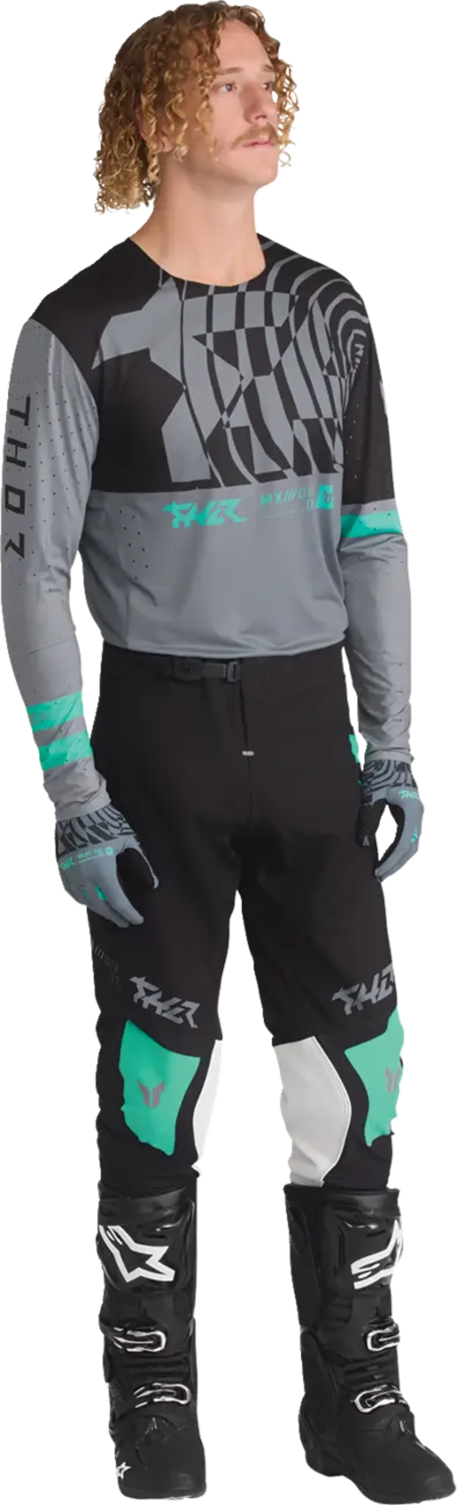 Thor Sportmode Pant - Mind Control Charcoal/Black - Thor
