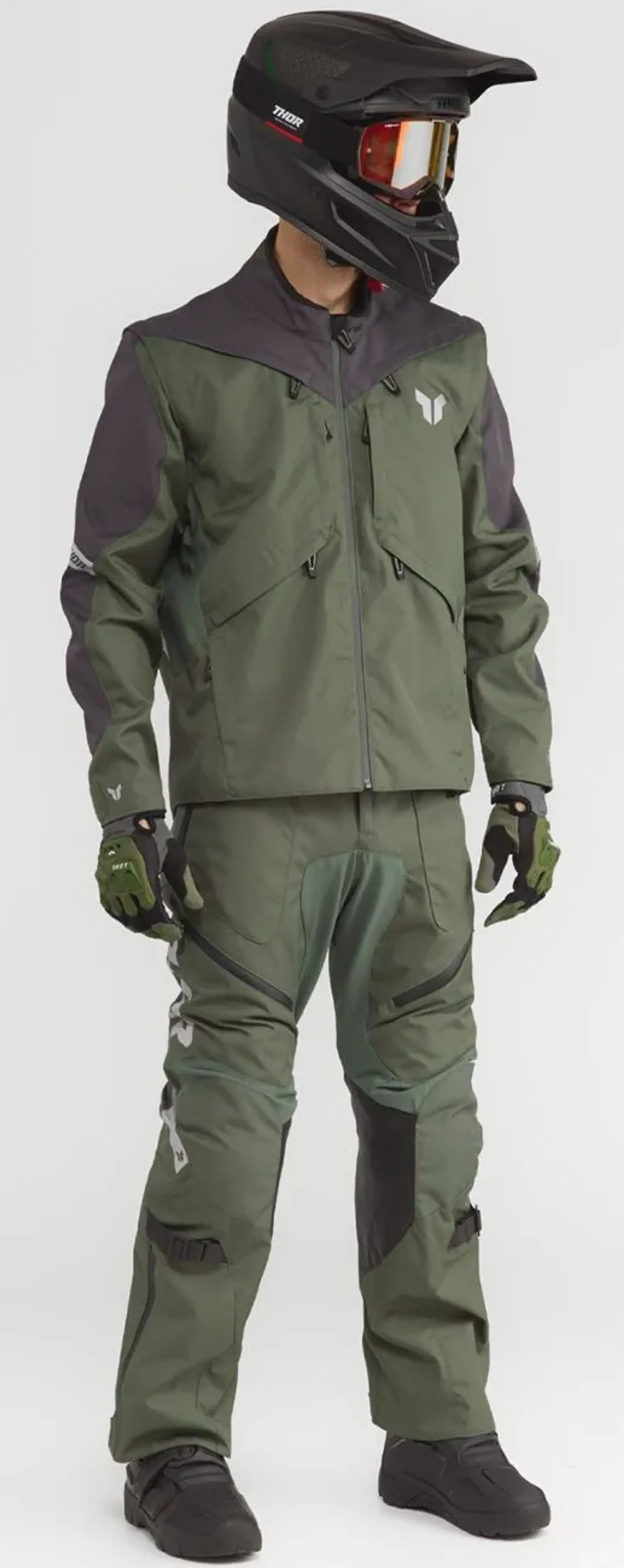 Thor terrain pant - over støvlen - army/charcoal - Thor