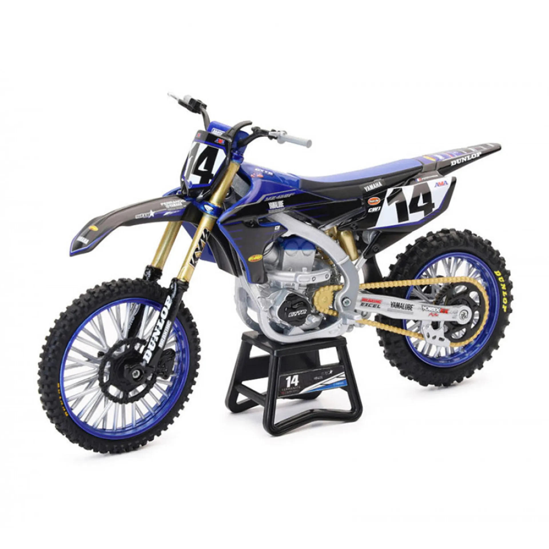 Yamaha Factory Team YZ450F Dylan Ferrandis 1:12 legetøjscrosser - New-Ray - Motocross Parts