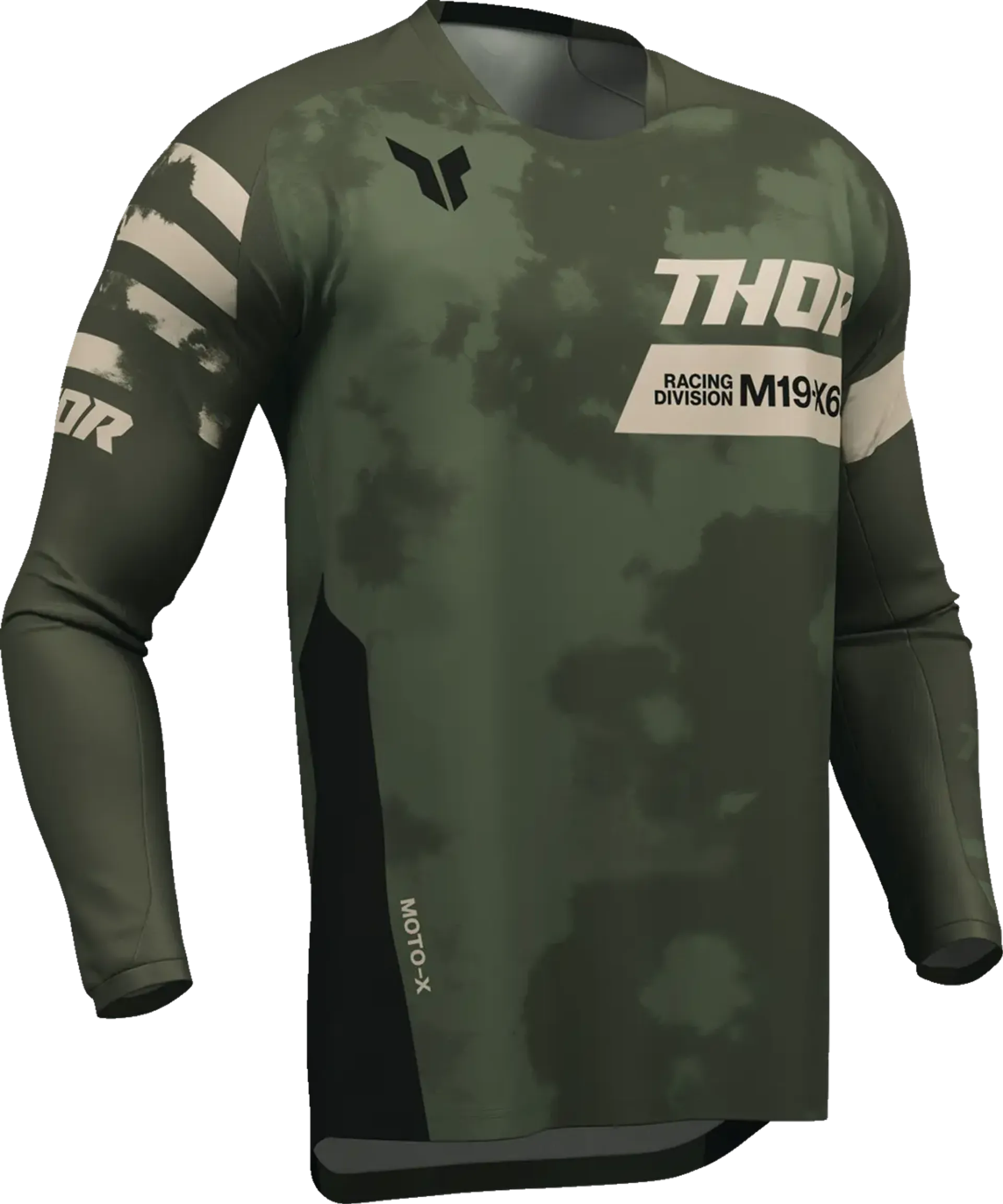 Thor Launchmode Bleach Jersey - Black/Cammo - Thor - Motocross Parts