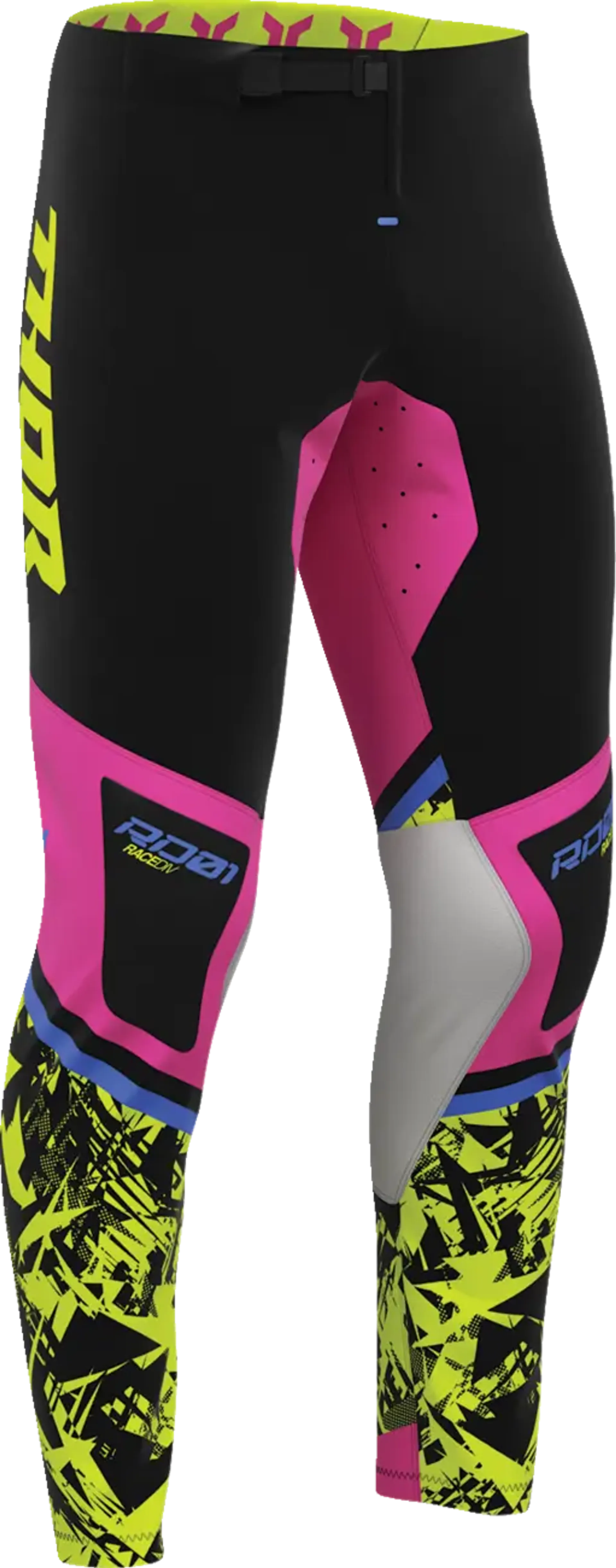 Thor Sportmode Pant - Punk'd Black/Fuchsia - Thor