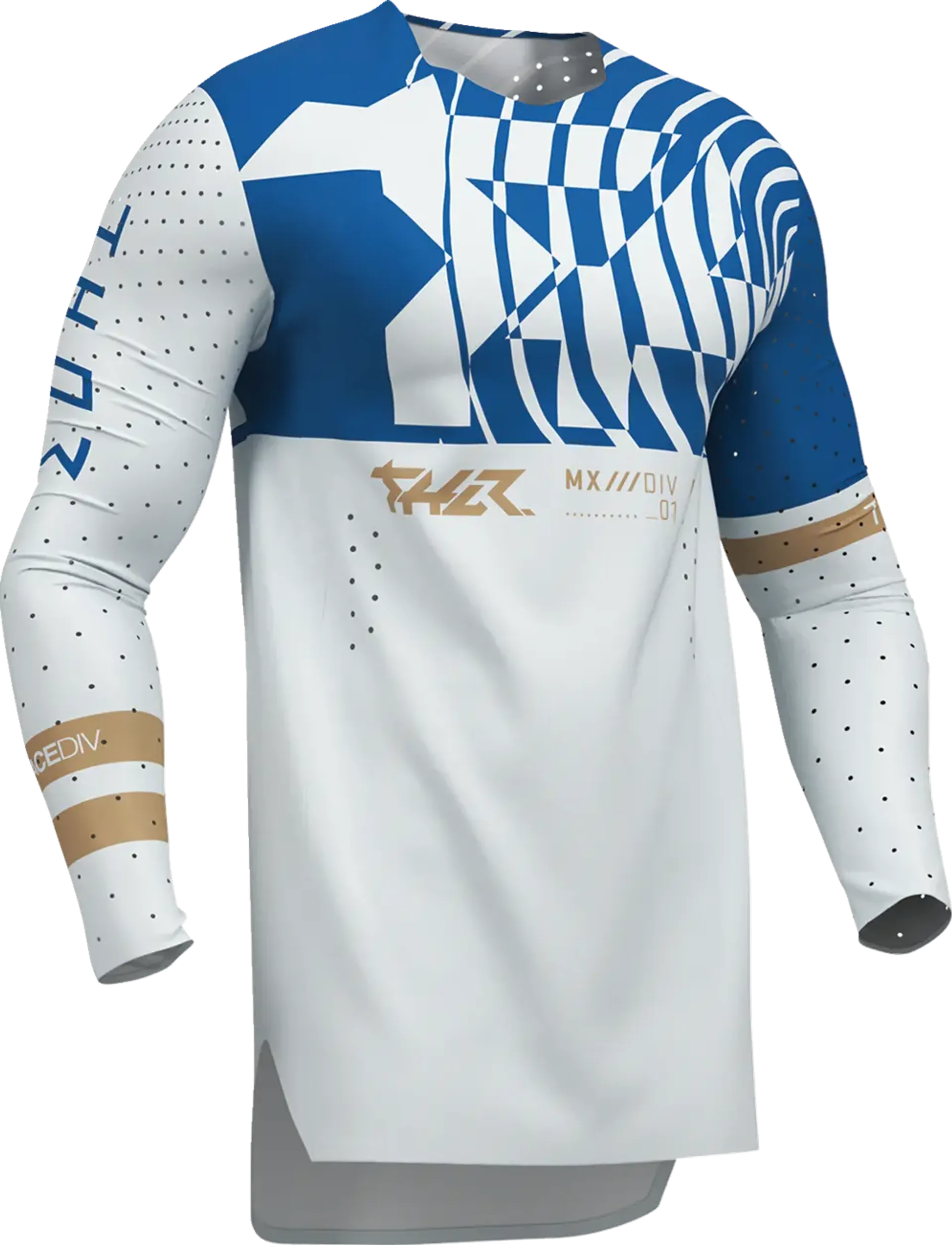Thor Sportmode Jersey - Mind Control Light Gray/Blue - Thor