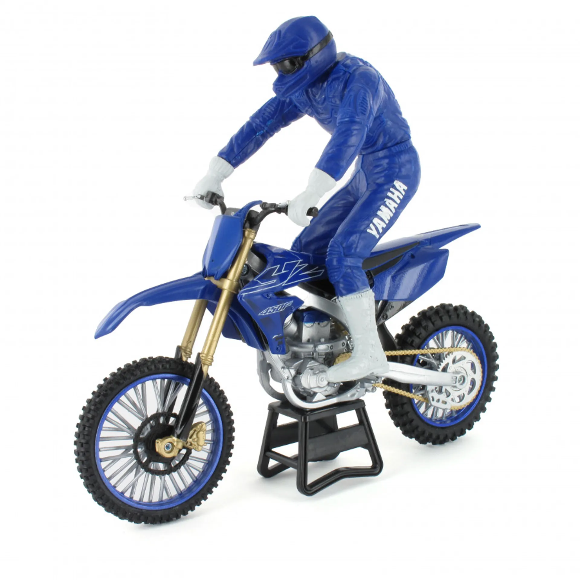 Yamaha 1:12 legetøjscrosser med kører - New-Ray - Motocross Parts