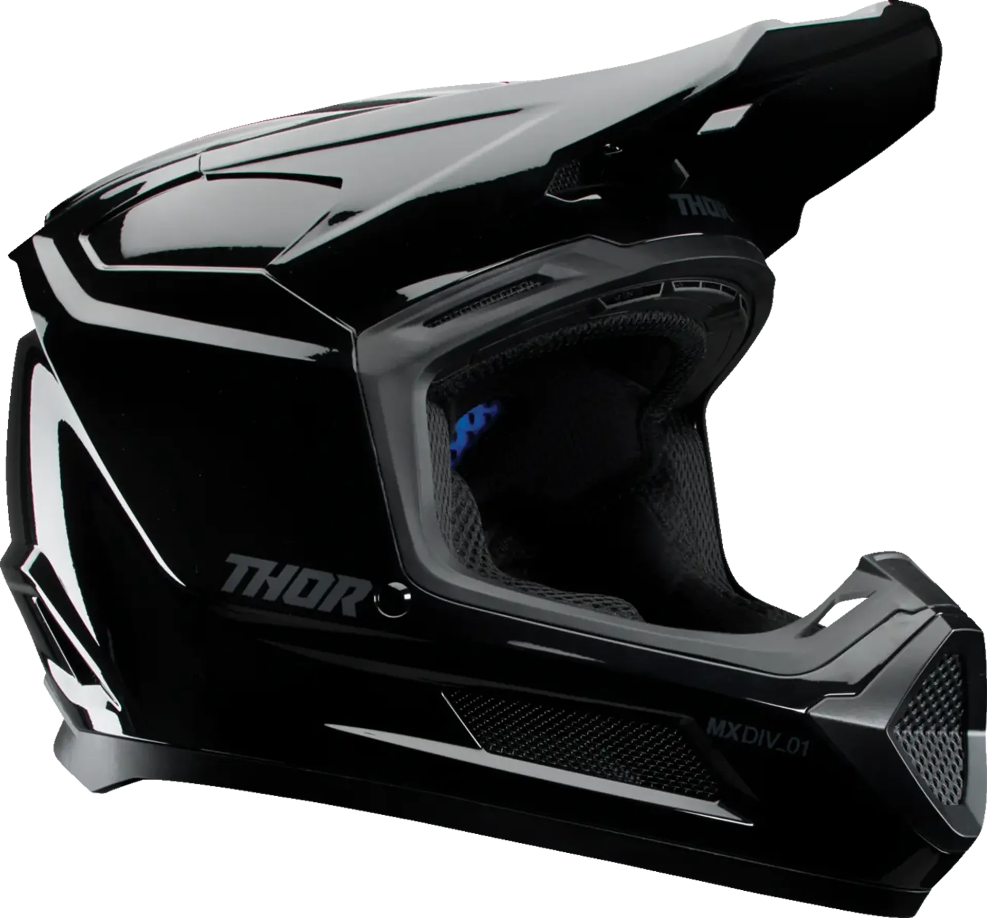 Thor Youth Fleet Blackout hjelm - blank - Thor - Motocross Parts