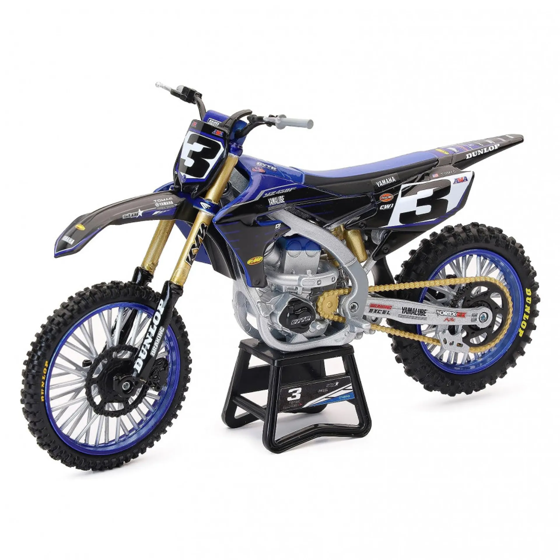 Yamaha Factory Team YZ450F Eli Tomac 1:12 legetøjscrosser - New-Ray - Motocross Parts