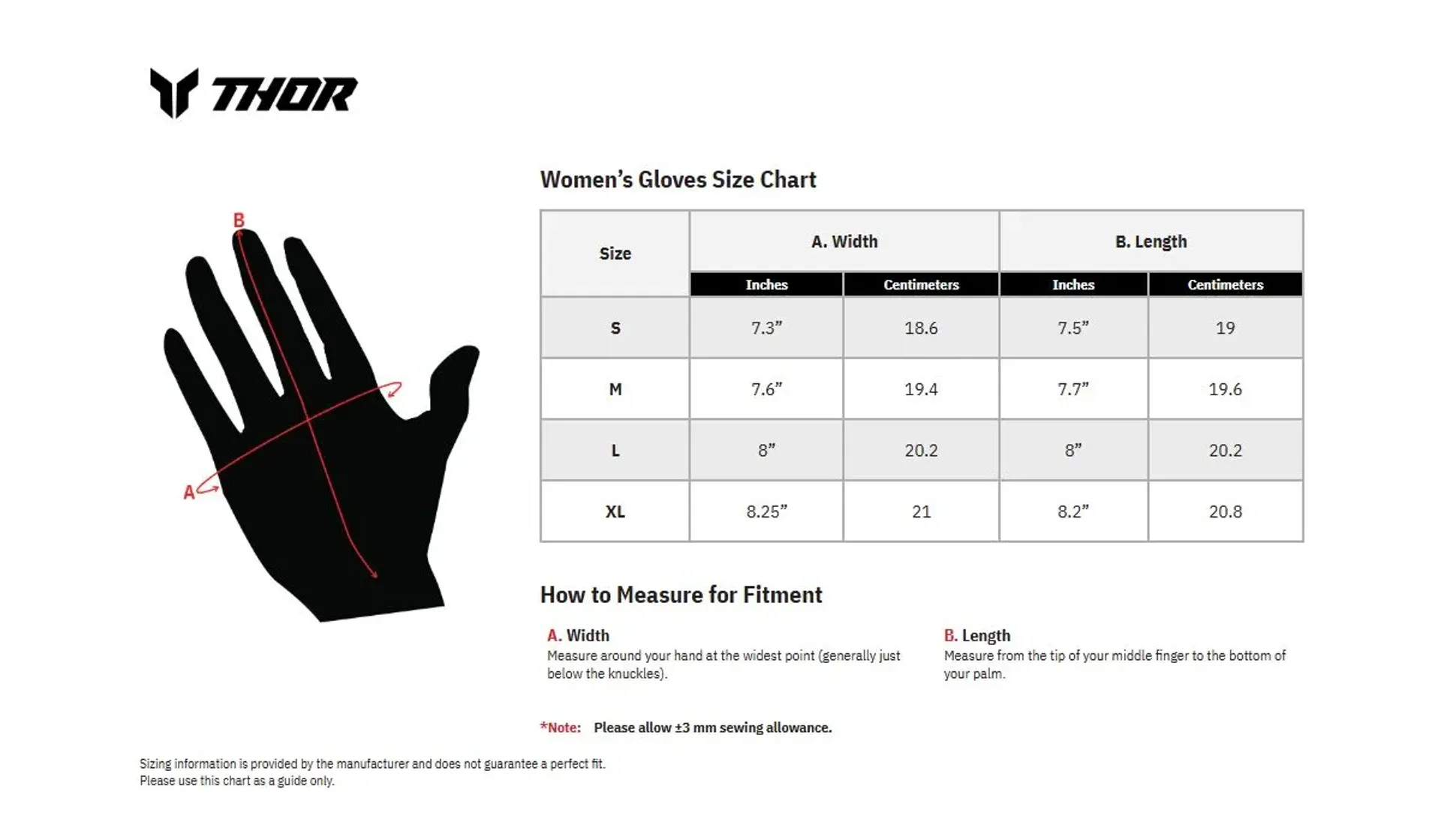 Thor Women Sportmode Glove - Iconic Gray/Aqua - Thor