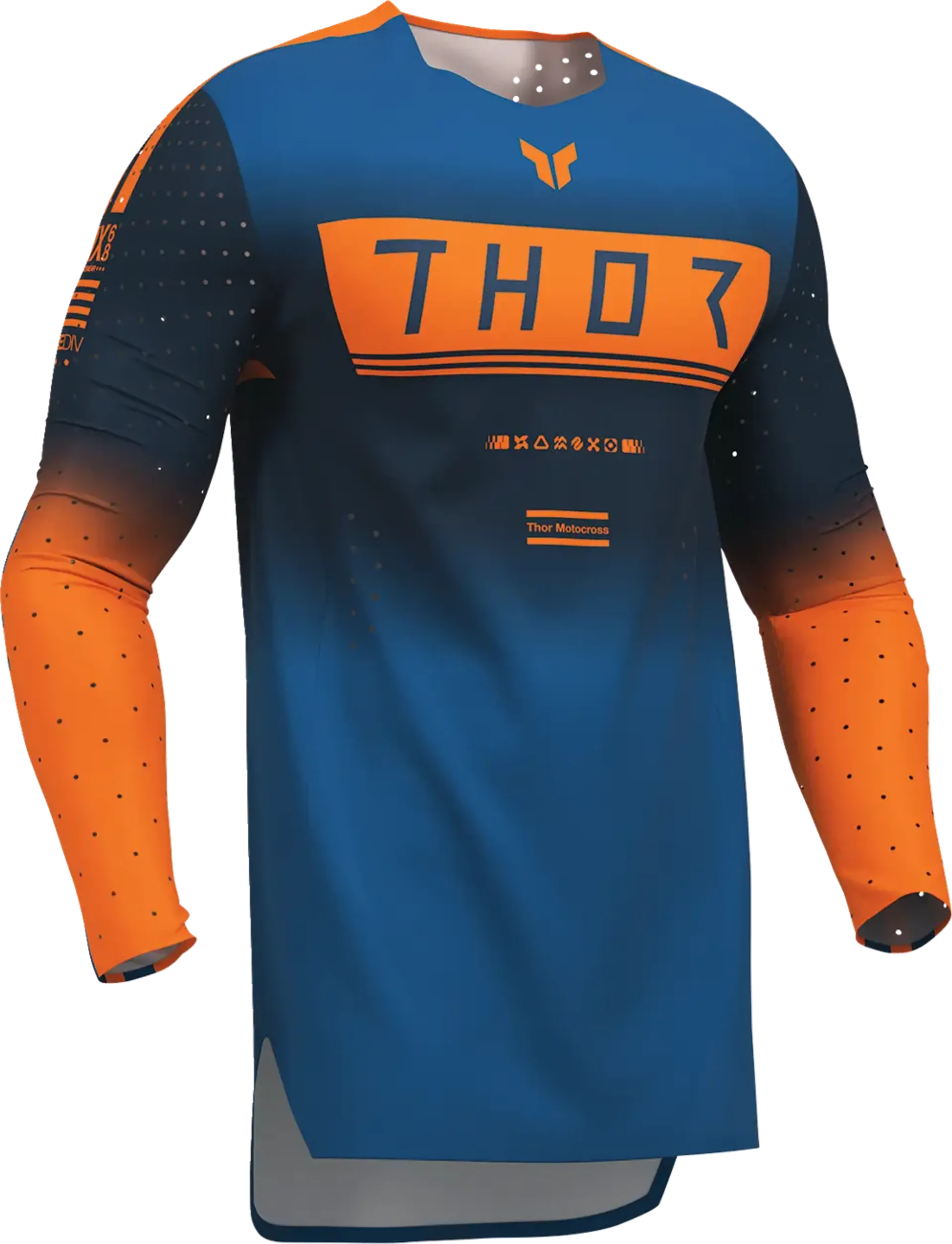 Thor Sportmode Jersey - Geo Midnight/Blue - Thor