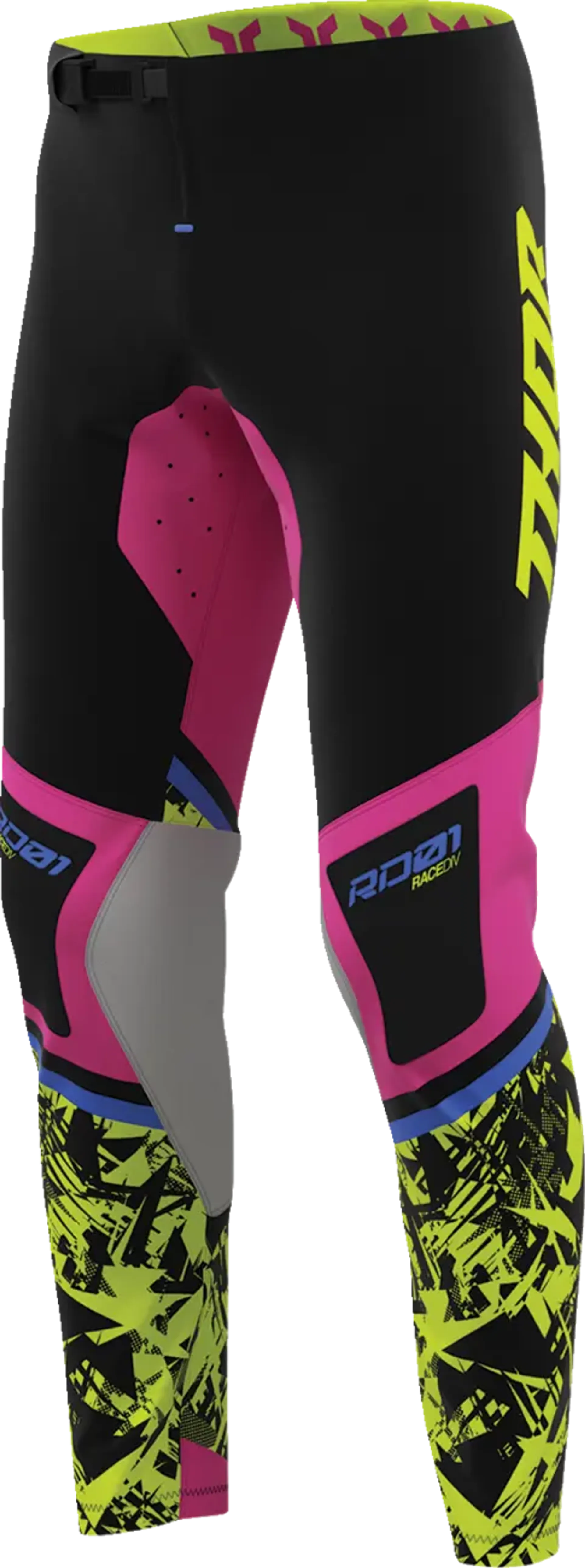 Thor Sportmode Pant - Punk'd Black/Fuchsia - Thor
