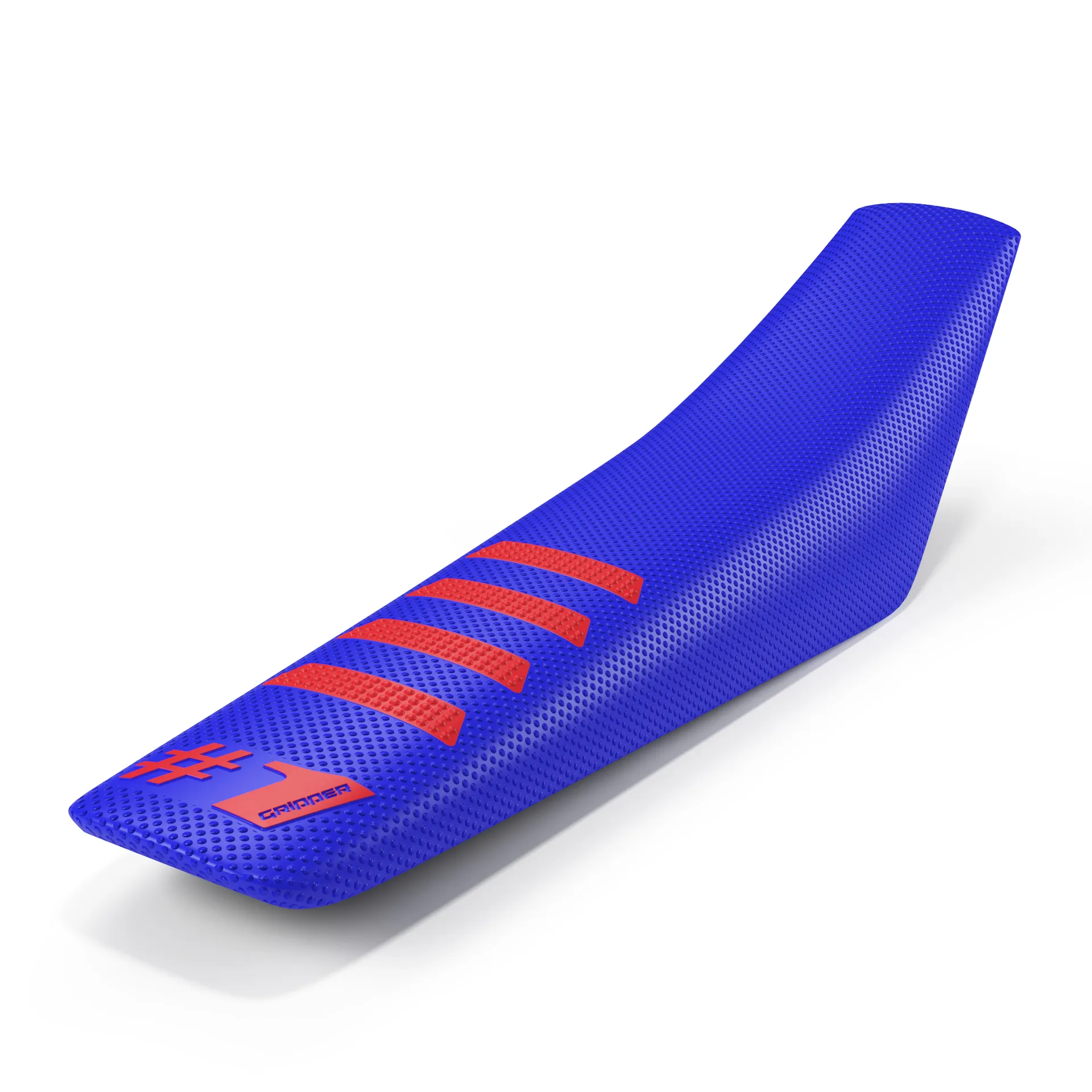 ONEGRIPPER Seat Cover - RIBBED - Blue/Red - OneGripper - Motocross Parts
