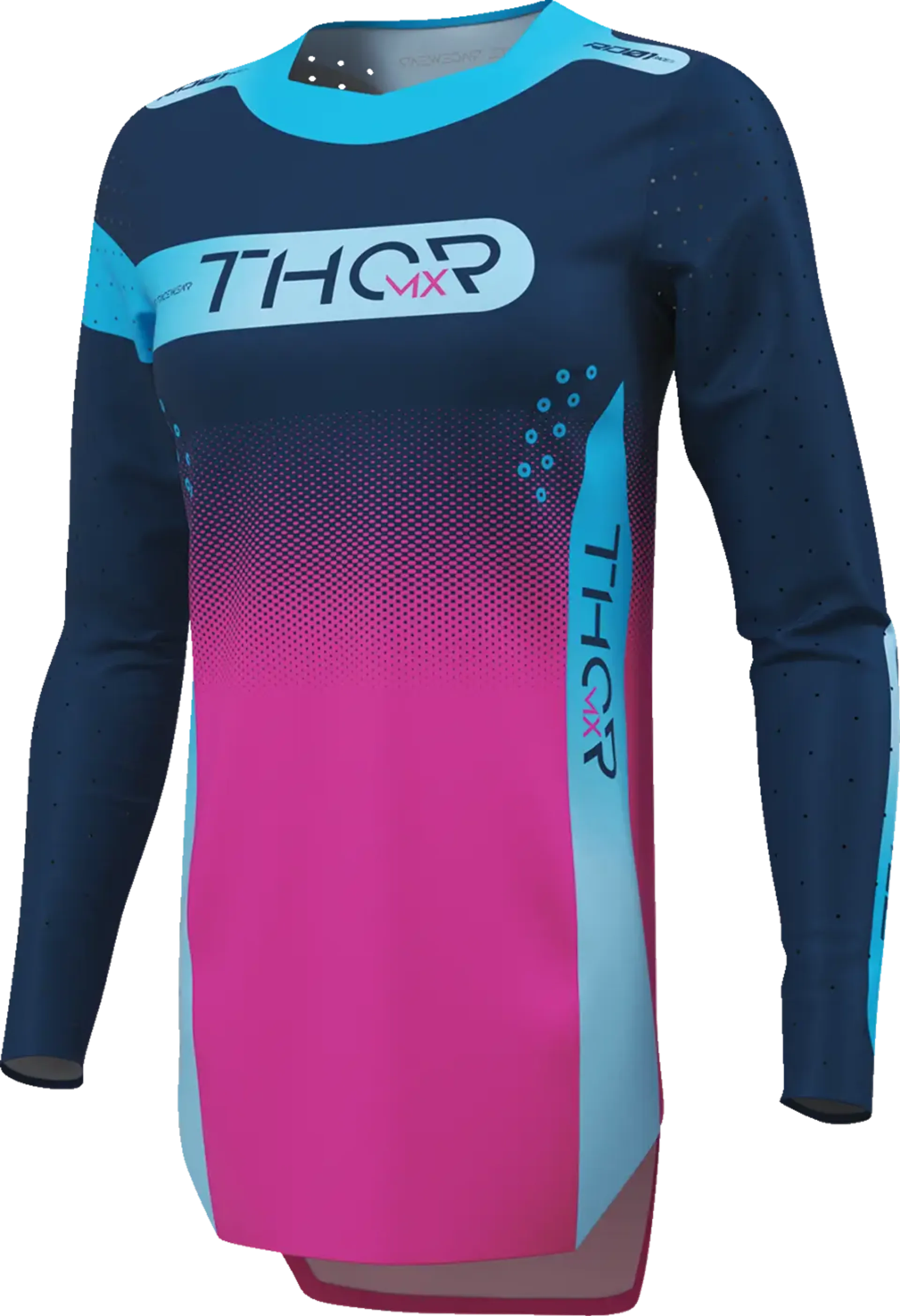 Thor Women Sportmode Jersey - Merge Navy/Fuchsia - Thor