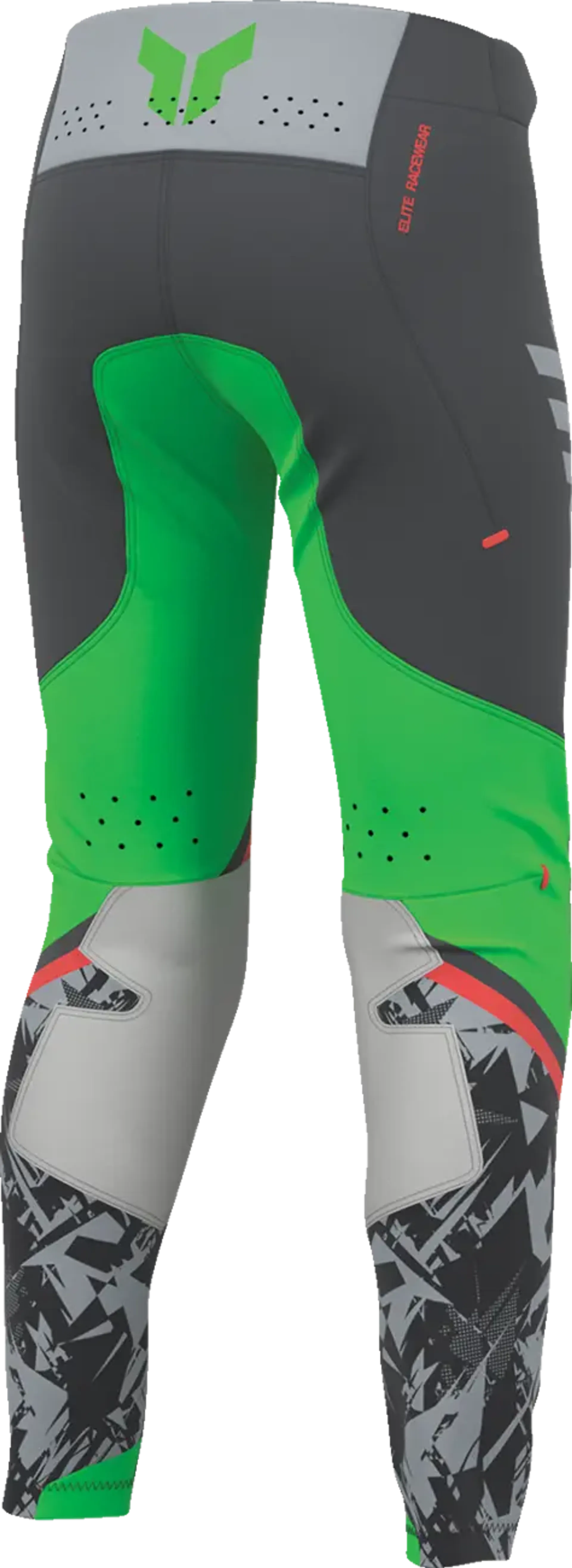 Thor Youth Sportmode Pant - Punk'd Charcoal/Green - Thor