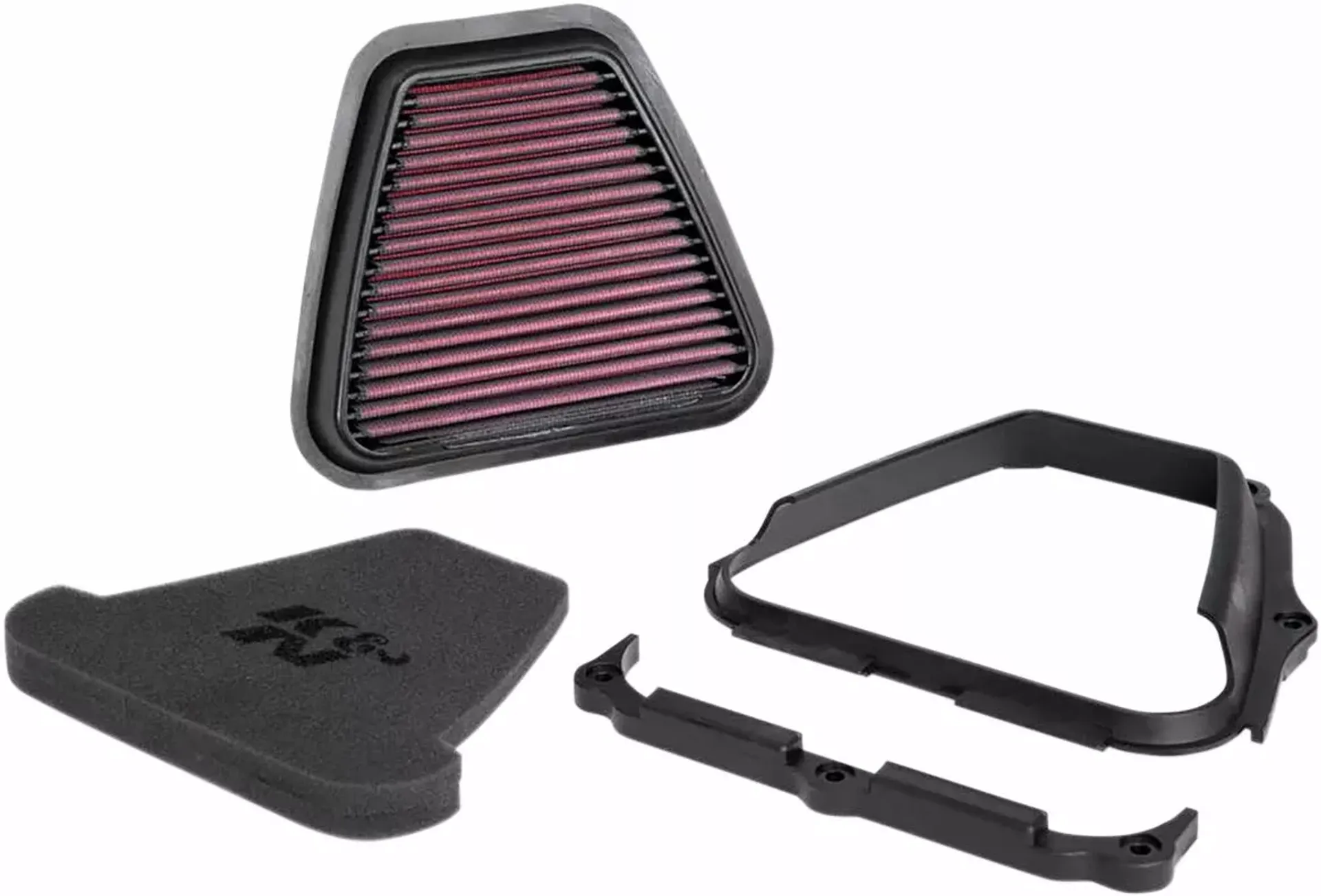 K &amp; N Xstream-serie motocross luftfilter med høj gennemstrømning Yamaha 2015-2023 - K&N