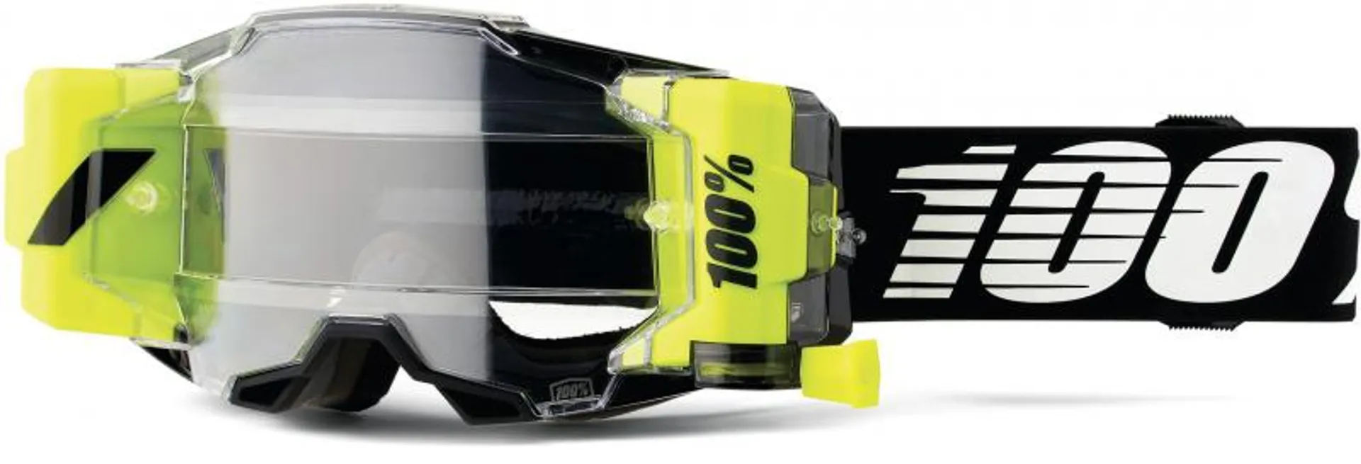 100% ARMEGA ForeCast Black / CLEAR - 100% - Motocross Parts