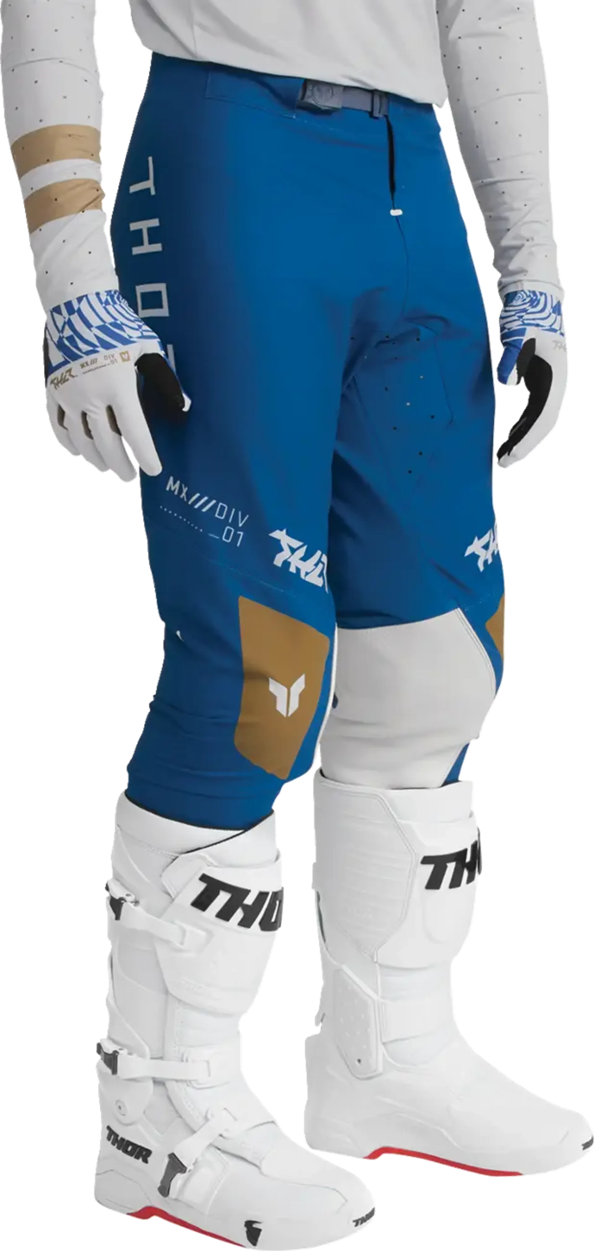 Thor Sportmode Pant - Mind Control Light Gray/blue - Thor