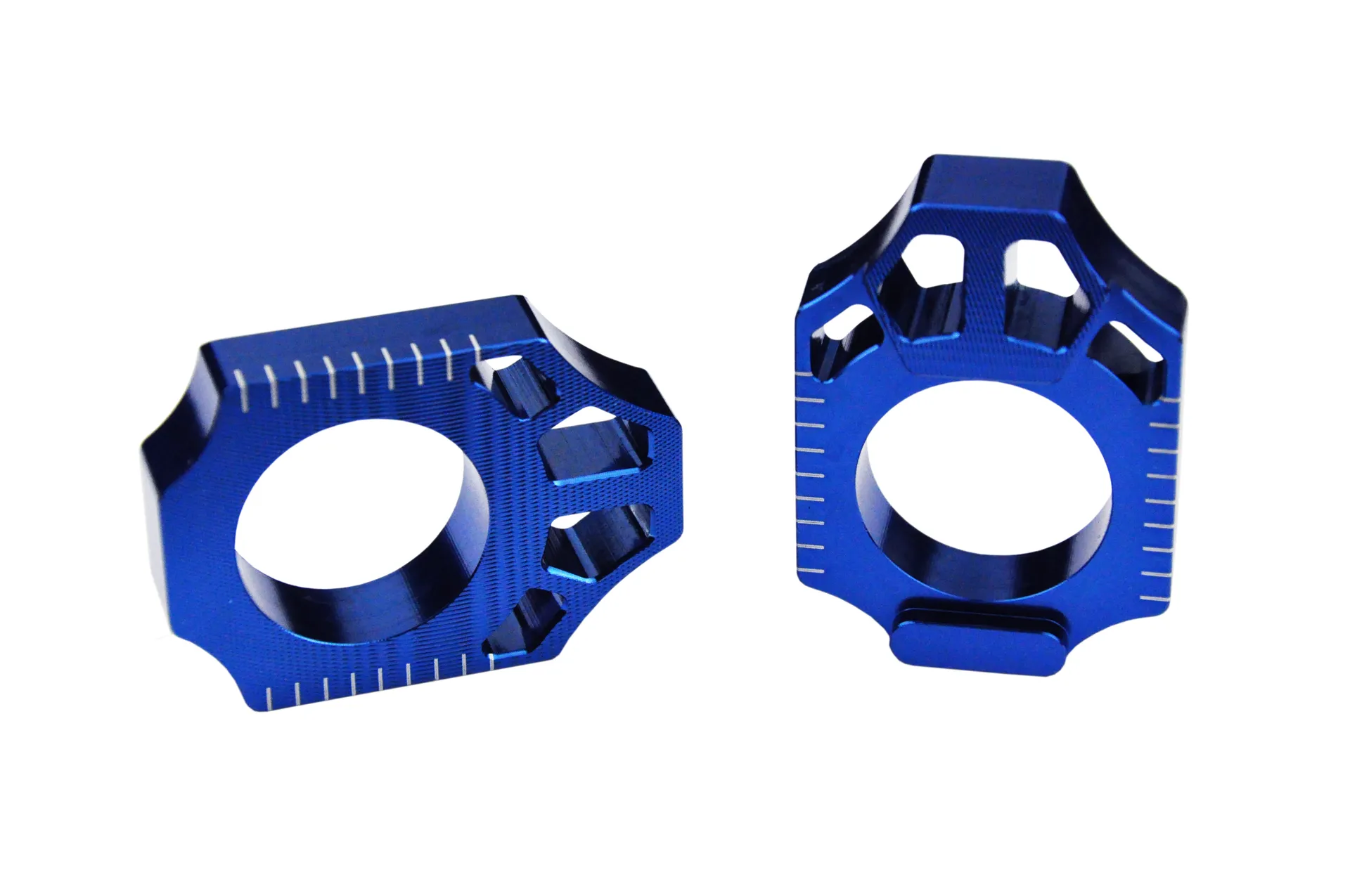 Scar-akselblokke - Yamaha blå farve - Scar - Motocross Parts