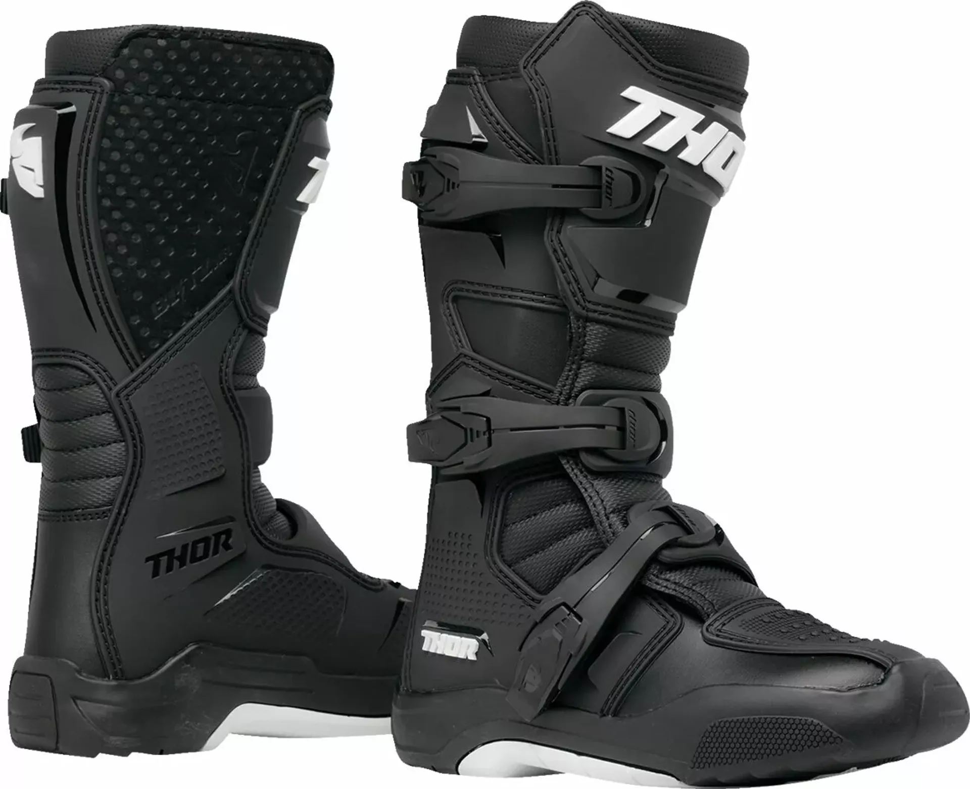 Thor Youth Blitz XR støvler - sort/hvid - Thor - Motocross Parts
