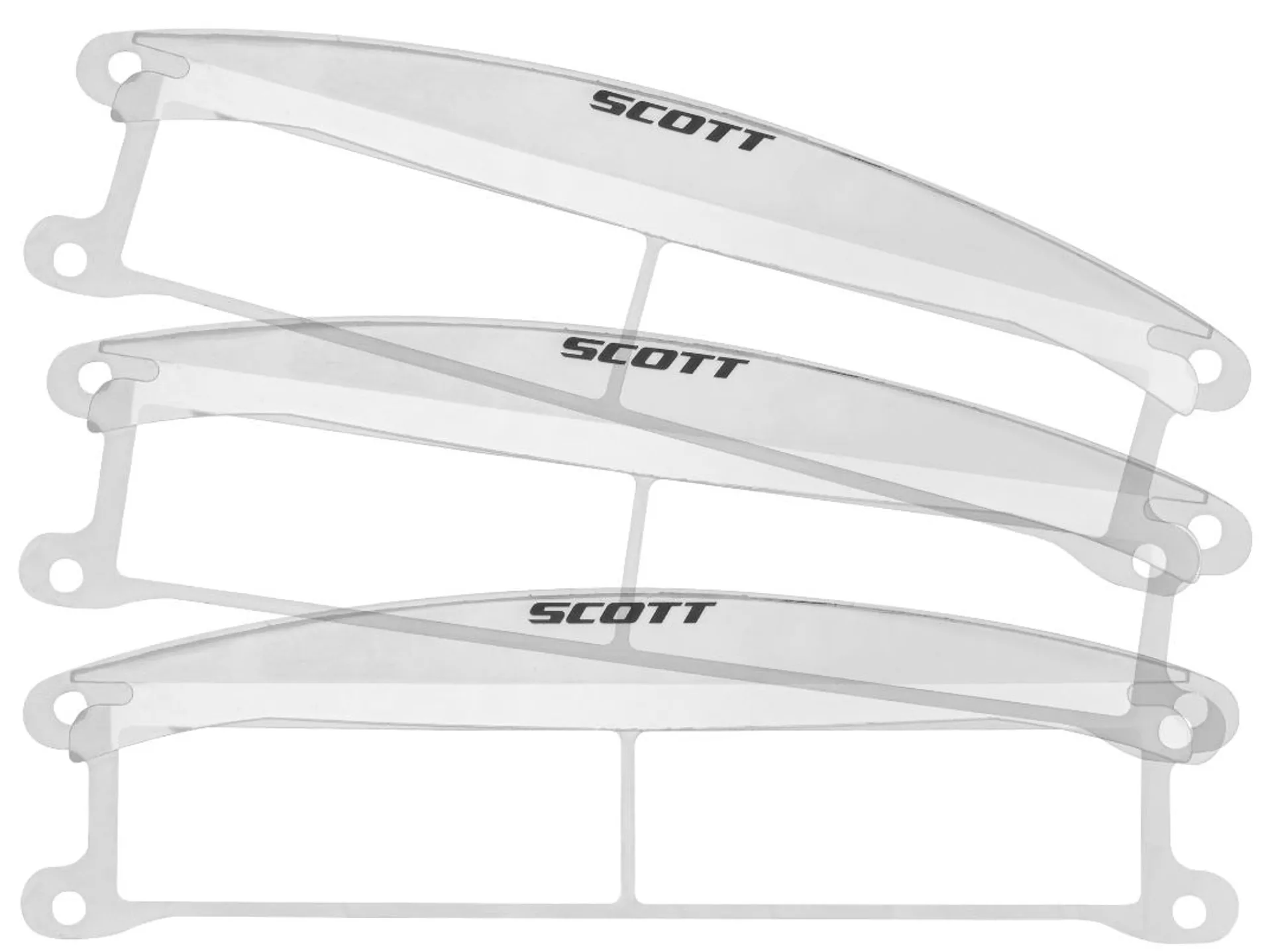 Scott WFS Antist. Grid Prospect/Fury +ST P transparent one size 2-Pak - Scott - Motocross Parts