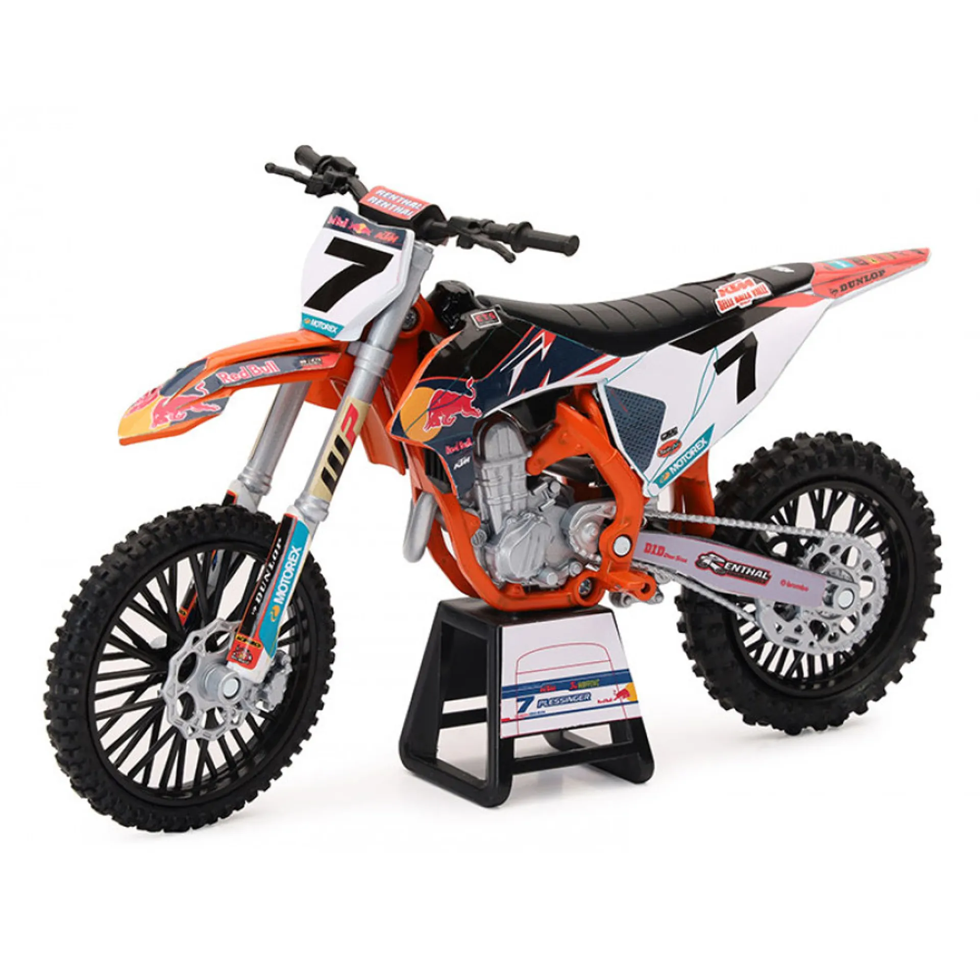 Red Bull KTM 450SX-F Aaron Plessinger 1:12 legetøjscrosser  - New-Ray - Motocross Parts