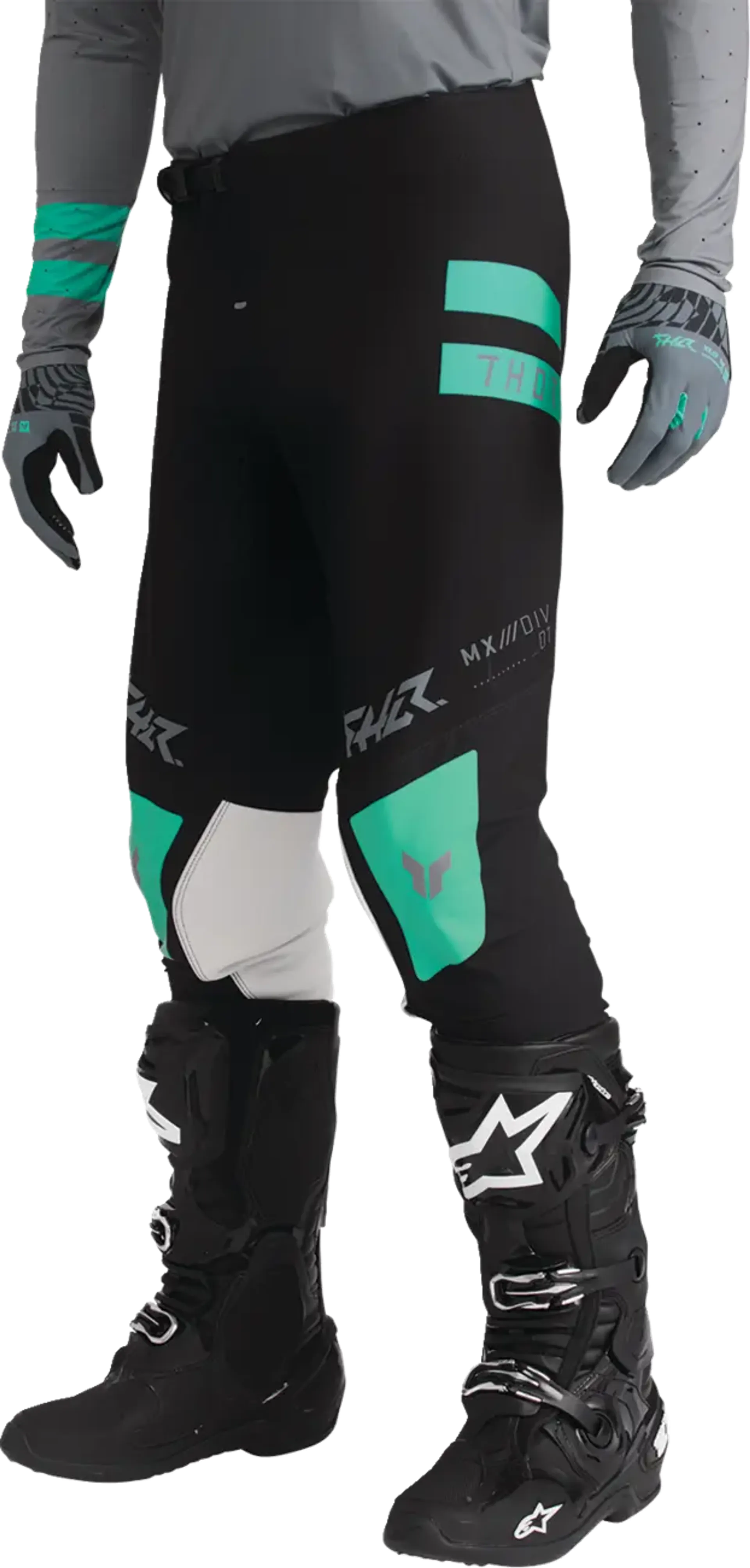 Thor Sportmode Pant - Mind Control Charcoal/Black - Thor
