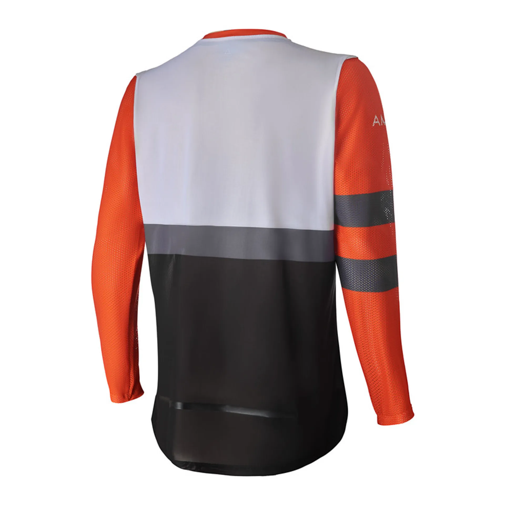 AMOQ Airline Mesh Jersey Orange/Hvid - AMOQ