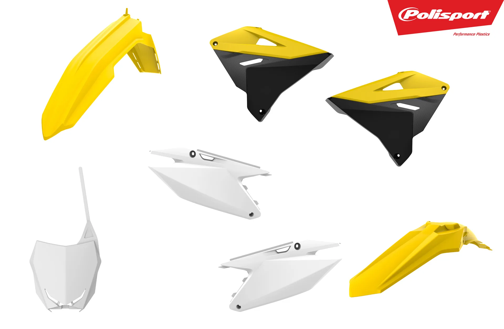 Polisport MX Complete Kit Suzuki RM125/250 (01-08) Restyling 19 style OEM (1) - Polisport