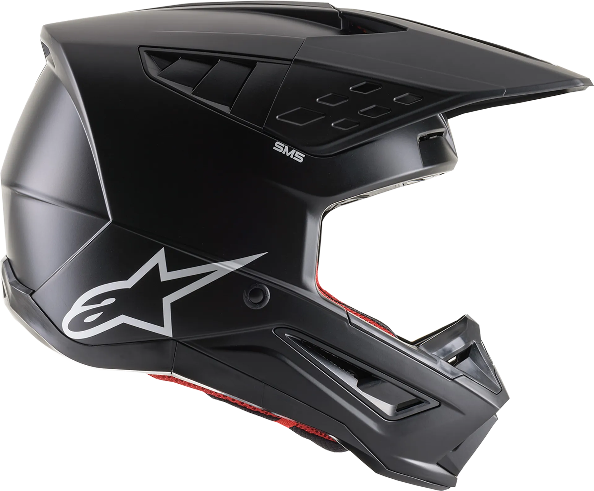 Alpinestars SM5 Hjelm - Solid black - Alpinestars