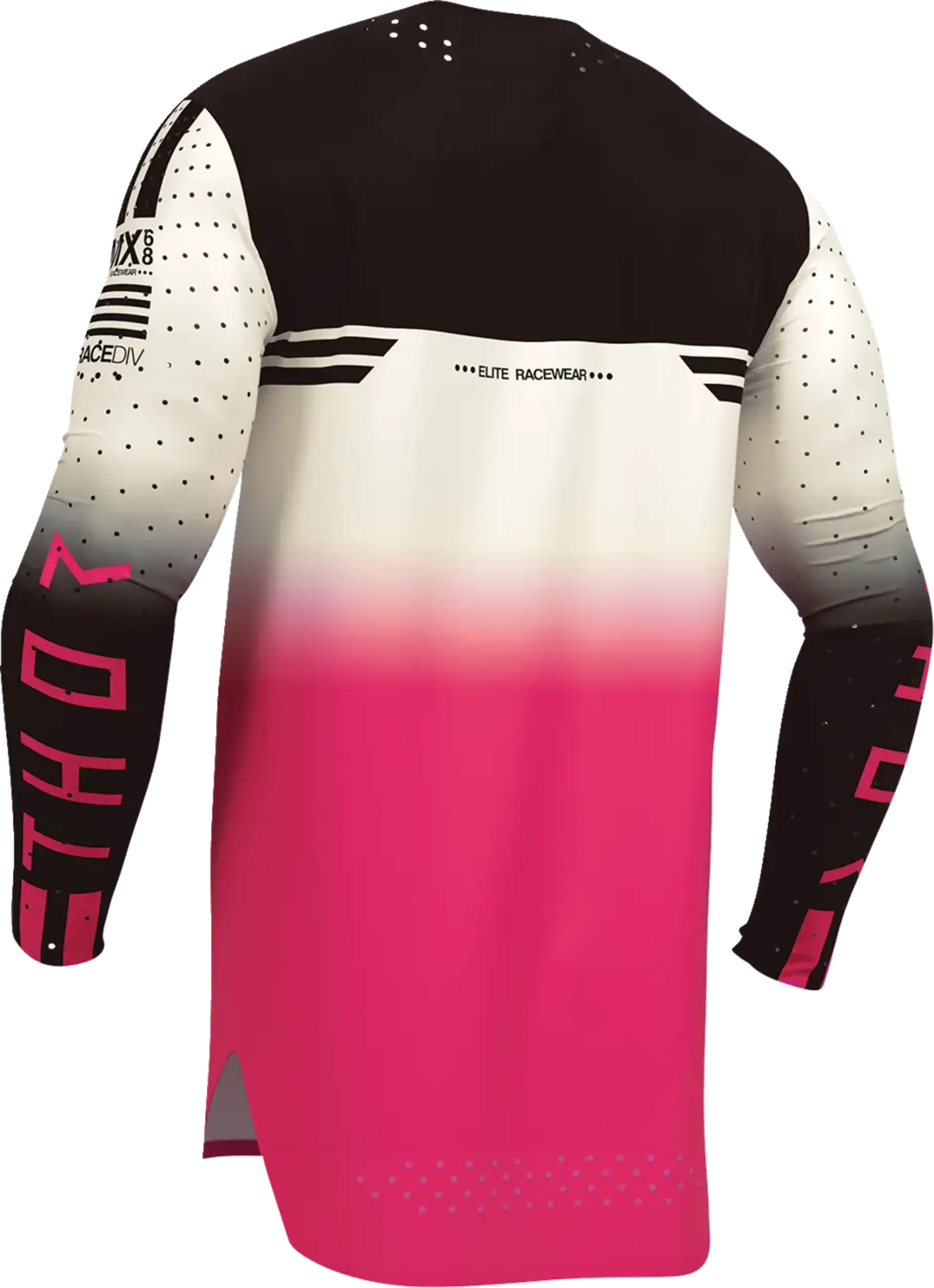 Thor Sportmode Jersey - Geo Vintage White/Pink - Thor
