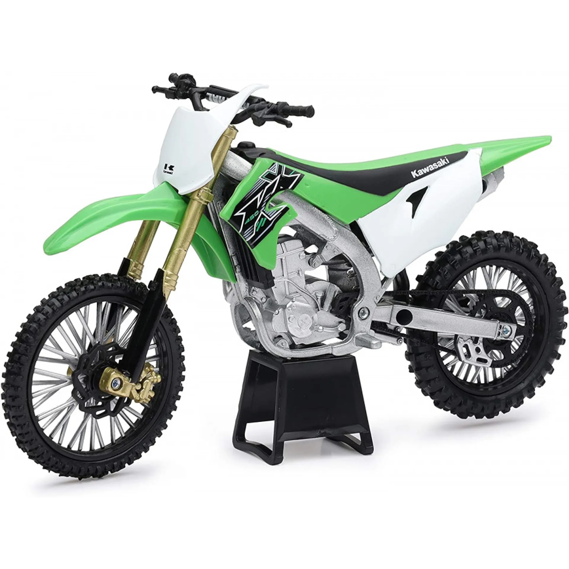 Kawasaki KX450 1:12 legetøjscrosser - New-Ray - Motocross Parts