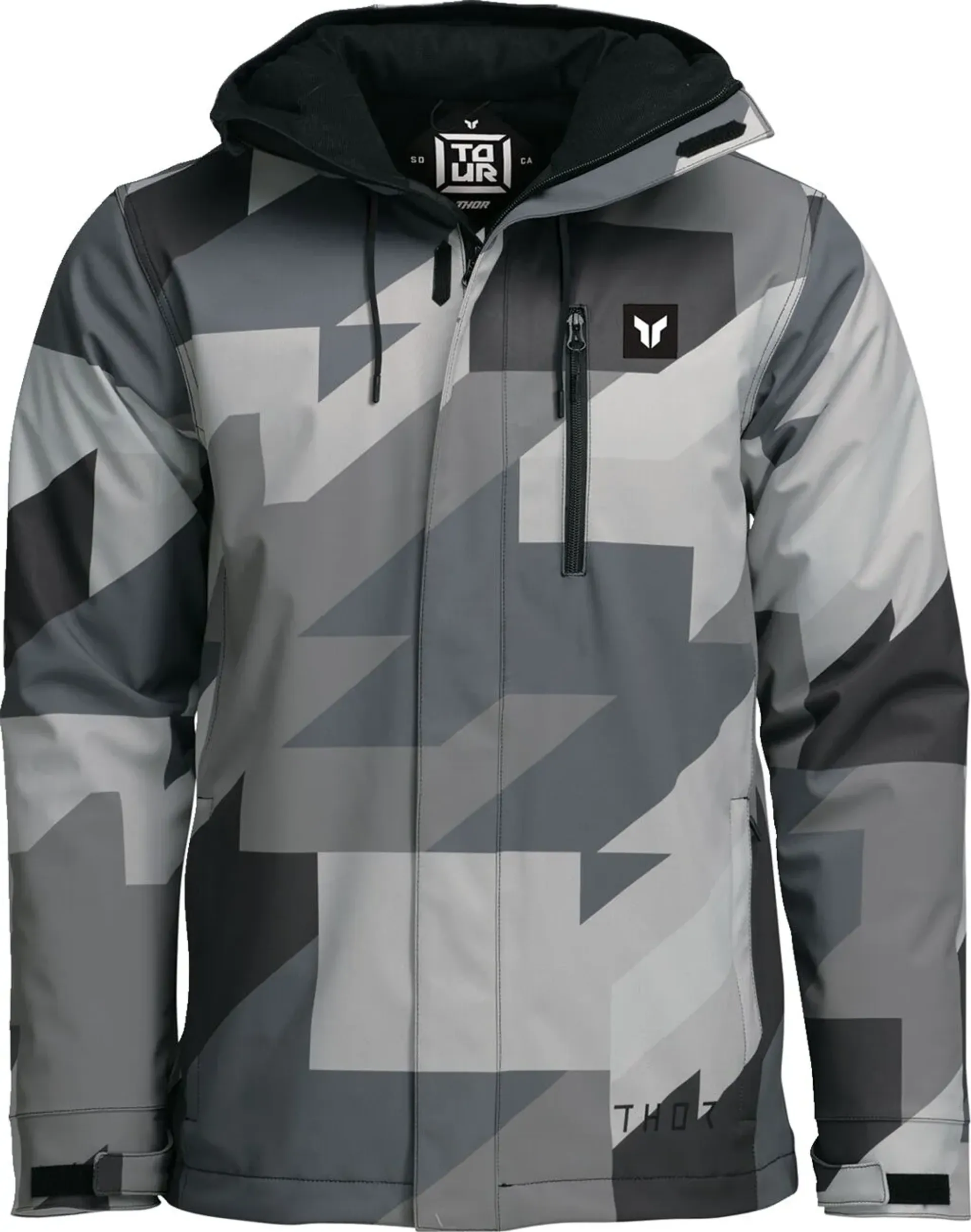Thor Tour Jacke - tapfer schwarz/camo - Thor