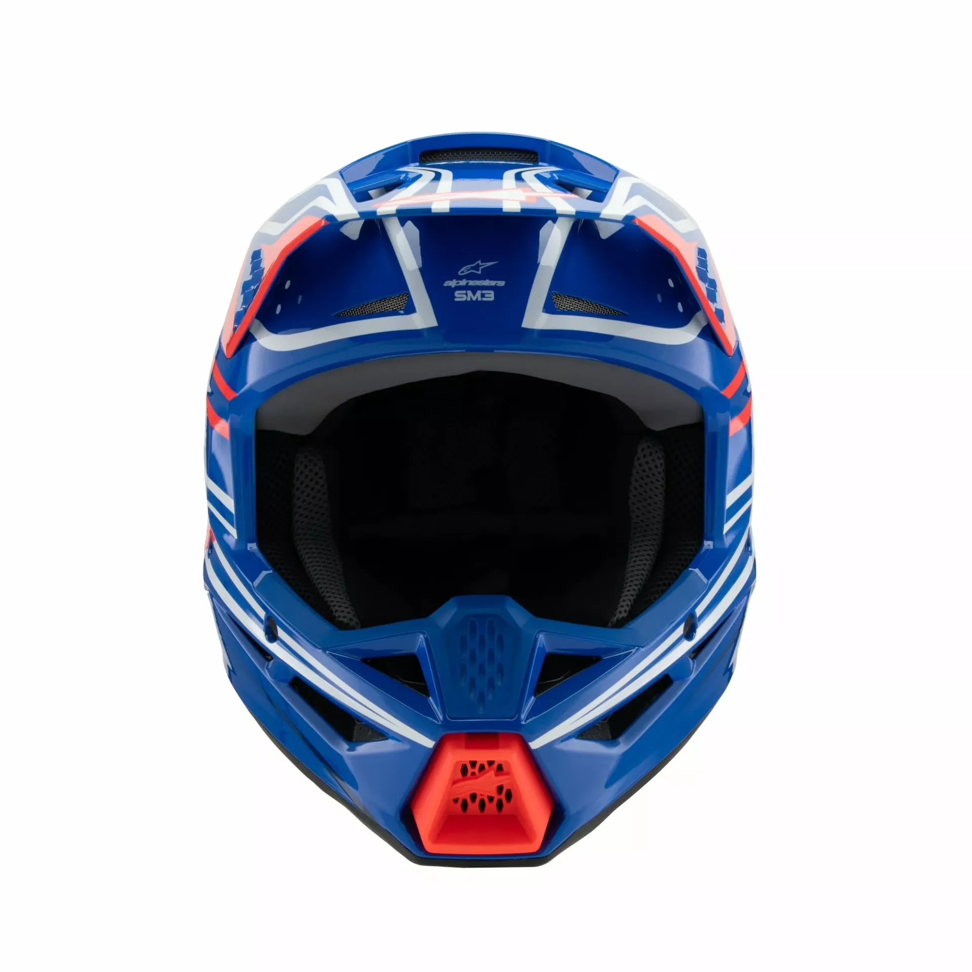 Alpinestars SM3 Børnehjelm – Wurx blå/rød/hvid/sort - Alpinestars