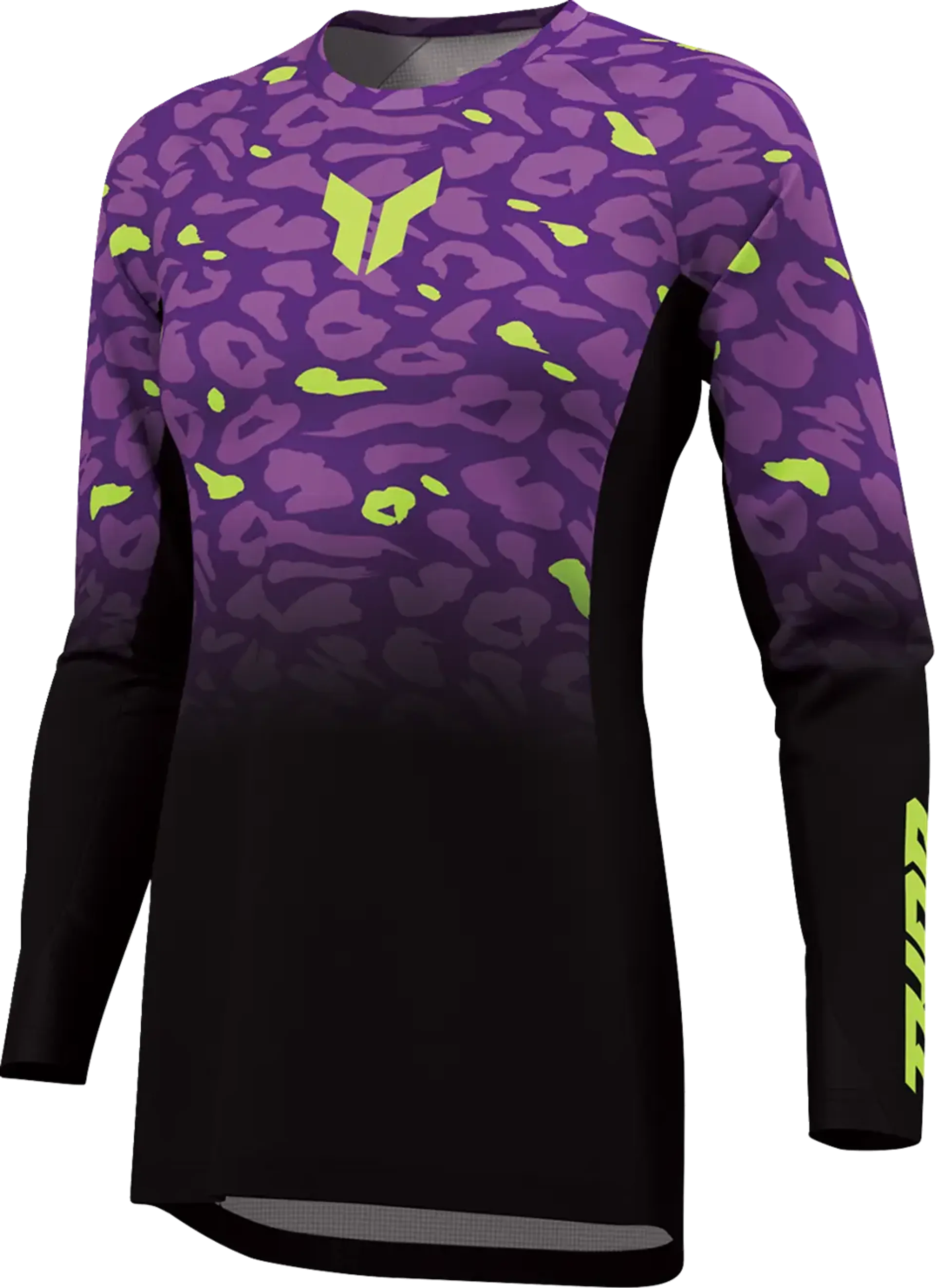 Thor Women Launchmode Jersey - Spotted Black/Purple - Thor