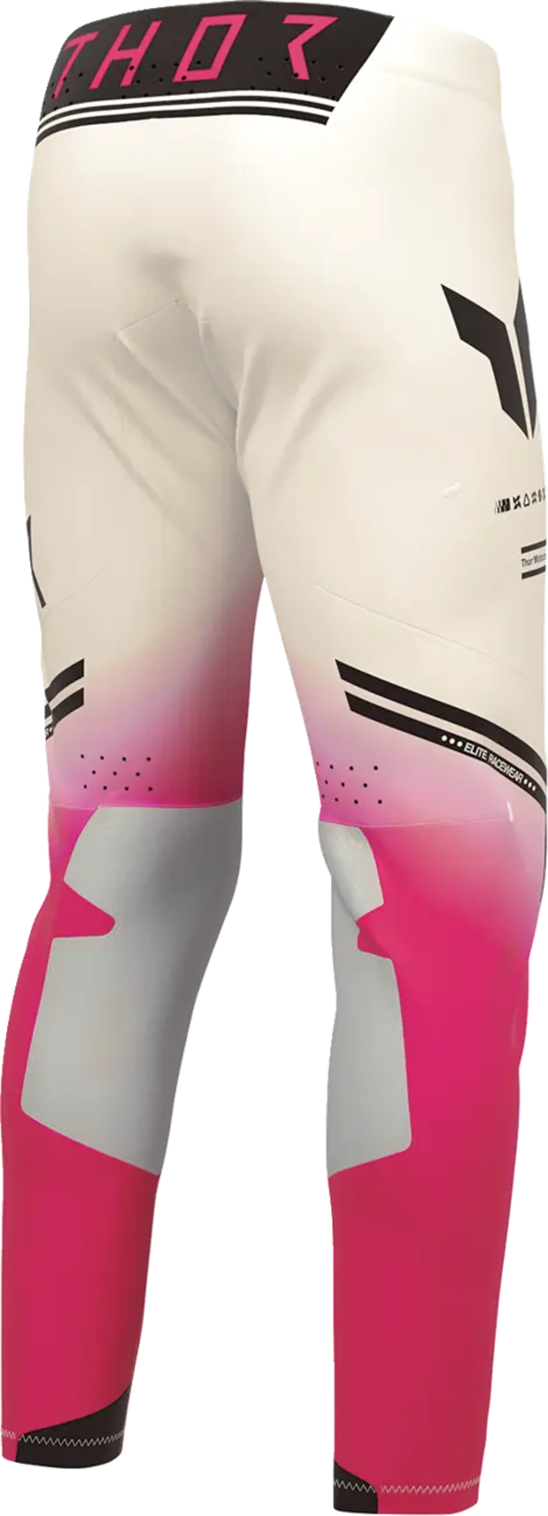Thor Sportmode Pants - Geo Vintage White/Pink - Thor