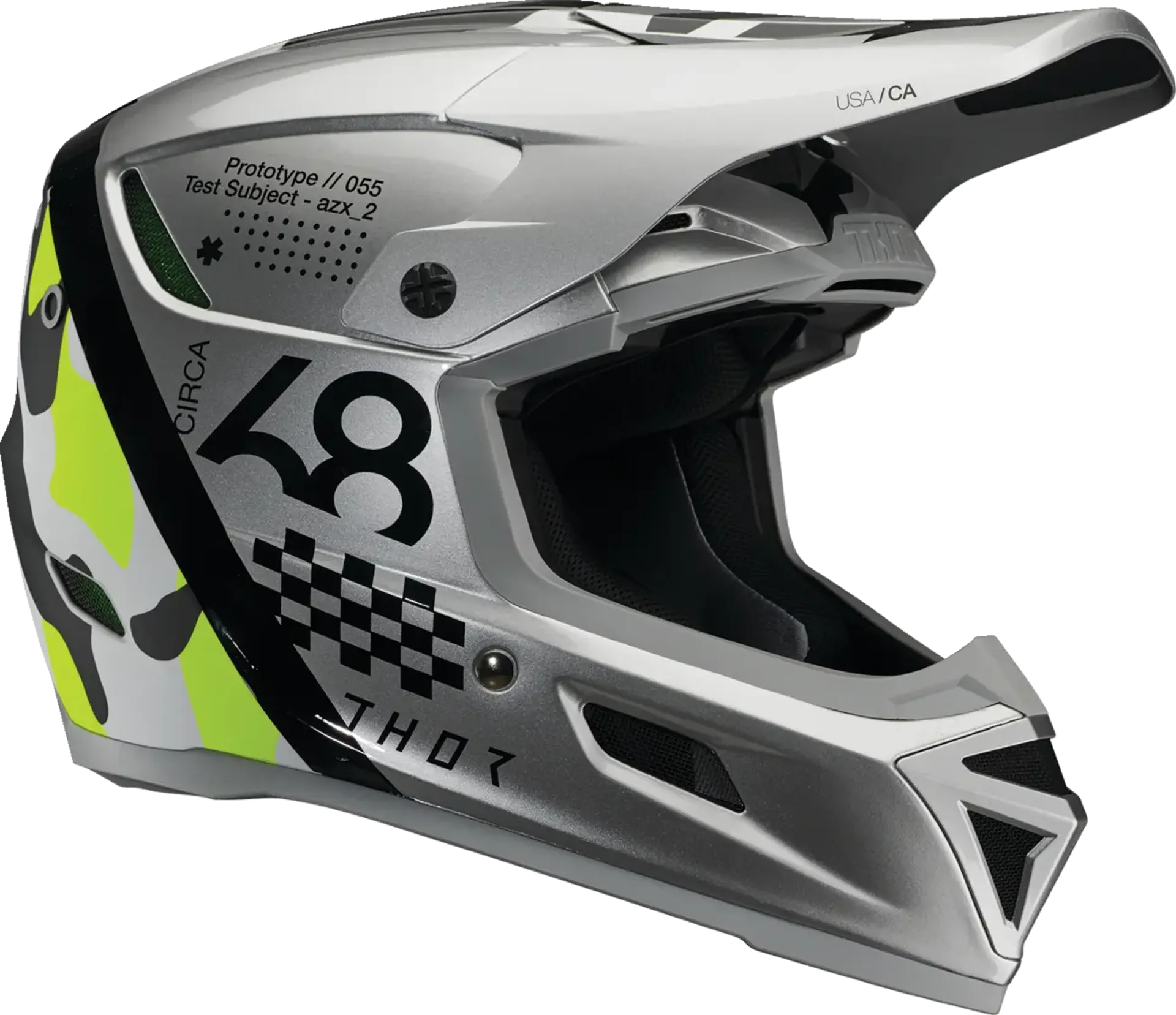 Thor Reflex Sport Riot MIPS Helmet = Gray/Acid - Thor