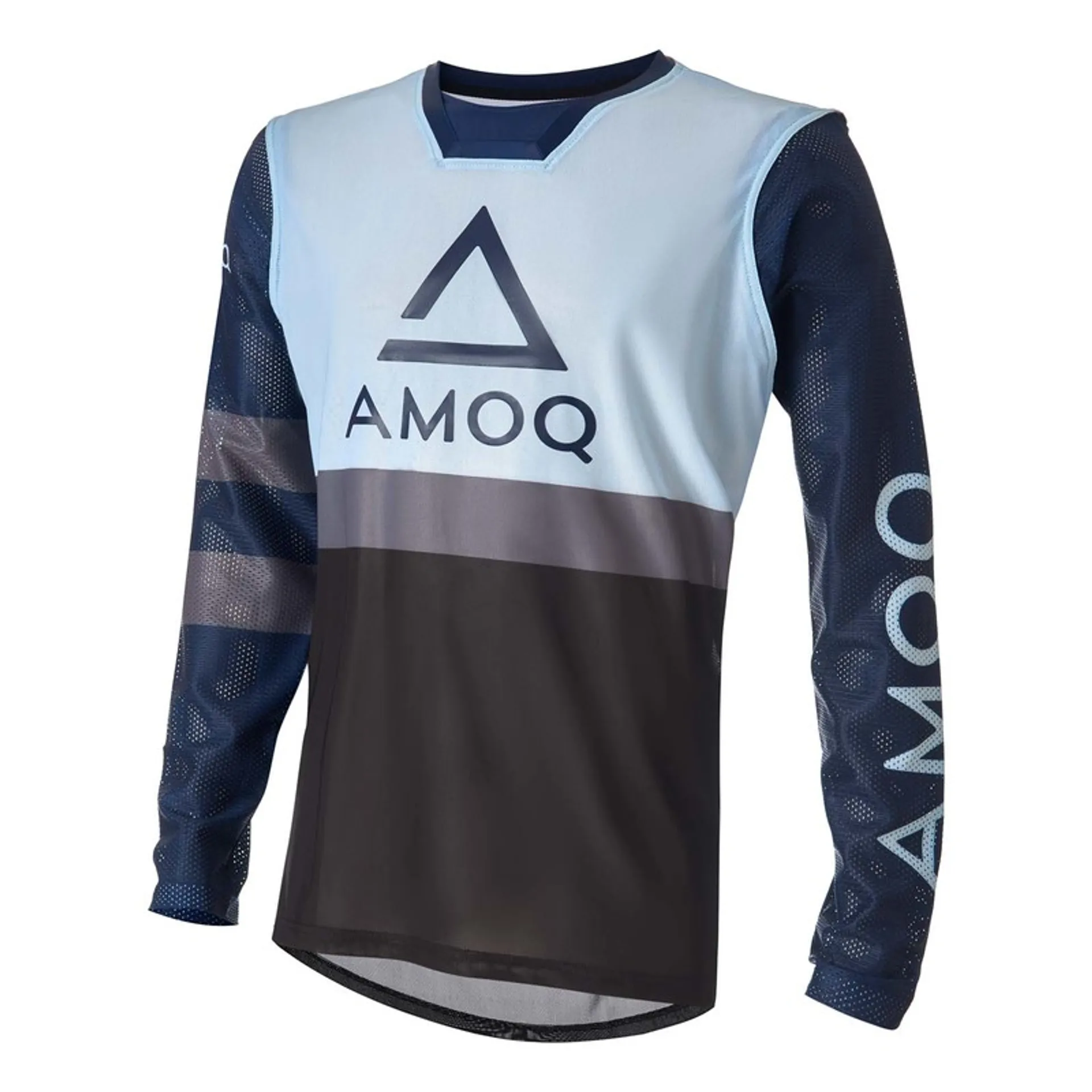 AMOQ Airline Mesh Jersey Navy/Light Blue - AMOQ - Motocross Parts