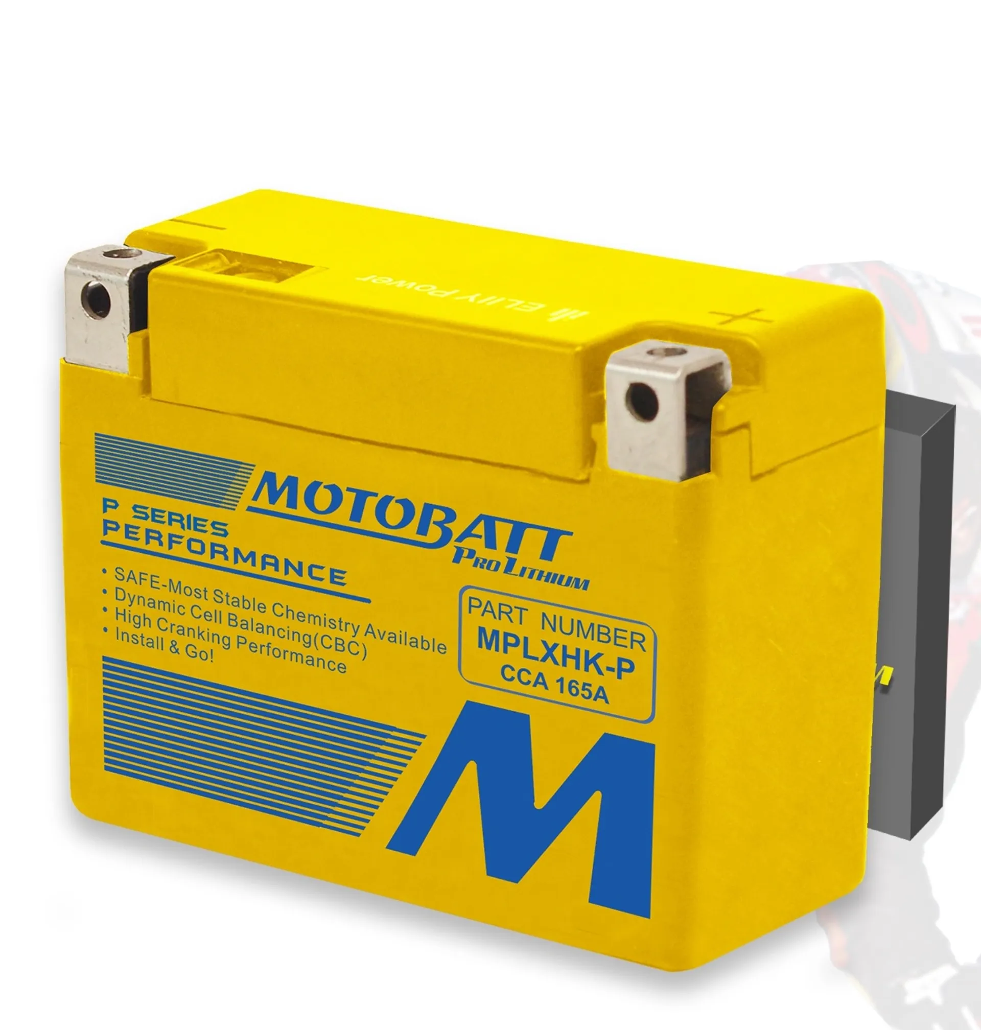 Motobatt lithium battery, MPLXHK-P Ho/Ka/Ya - Motobatt - Motocross Parts