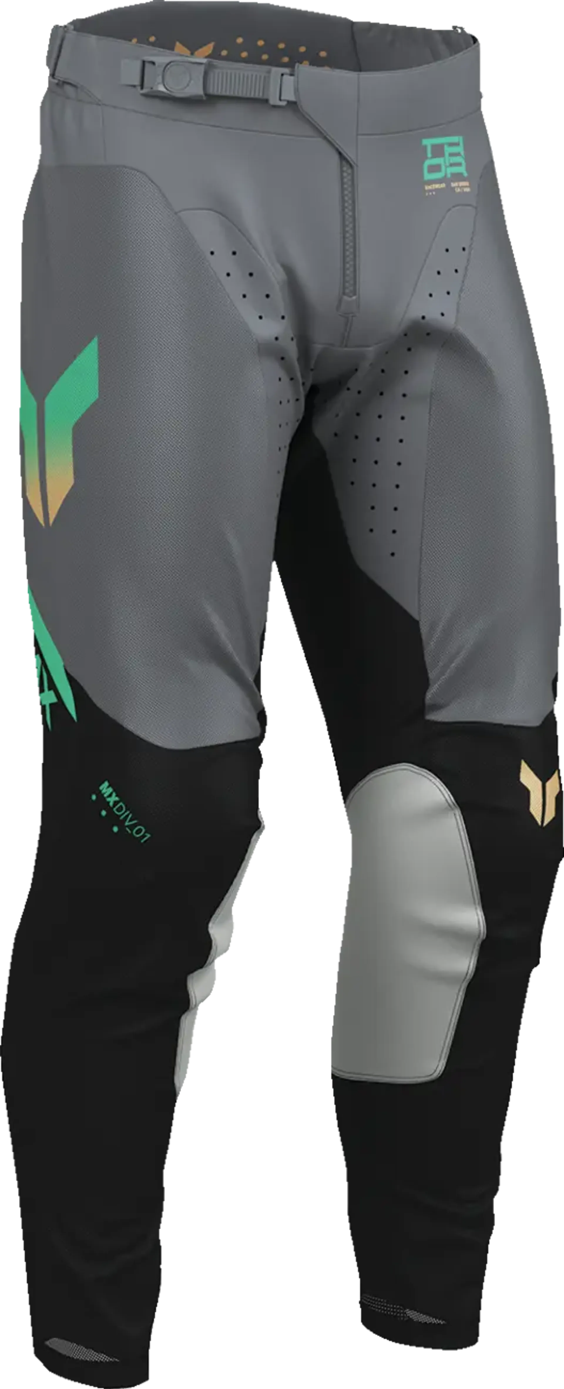Thor Launchmode Air Raptor Pants - Black/Charcoal - Thor - Motocross Parts