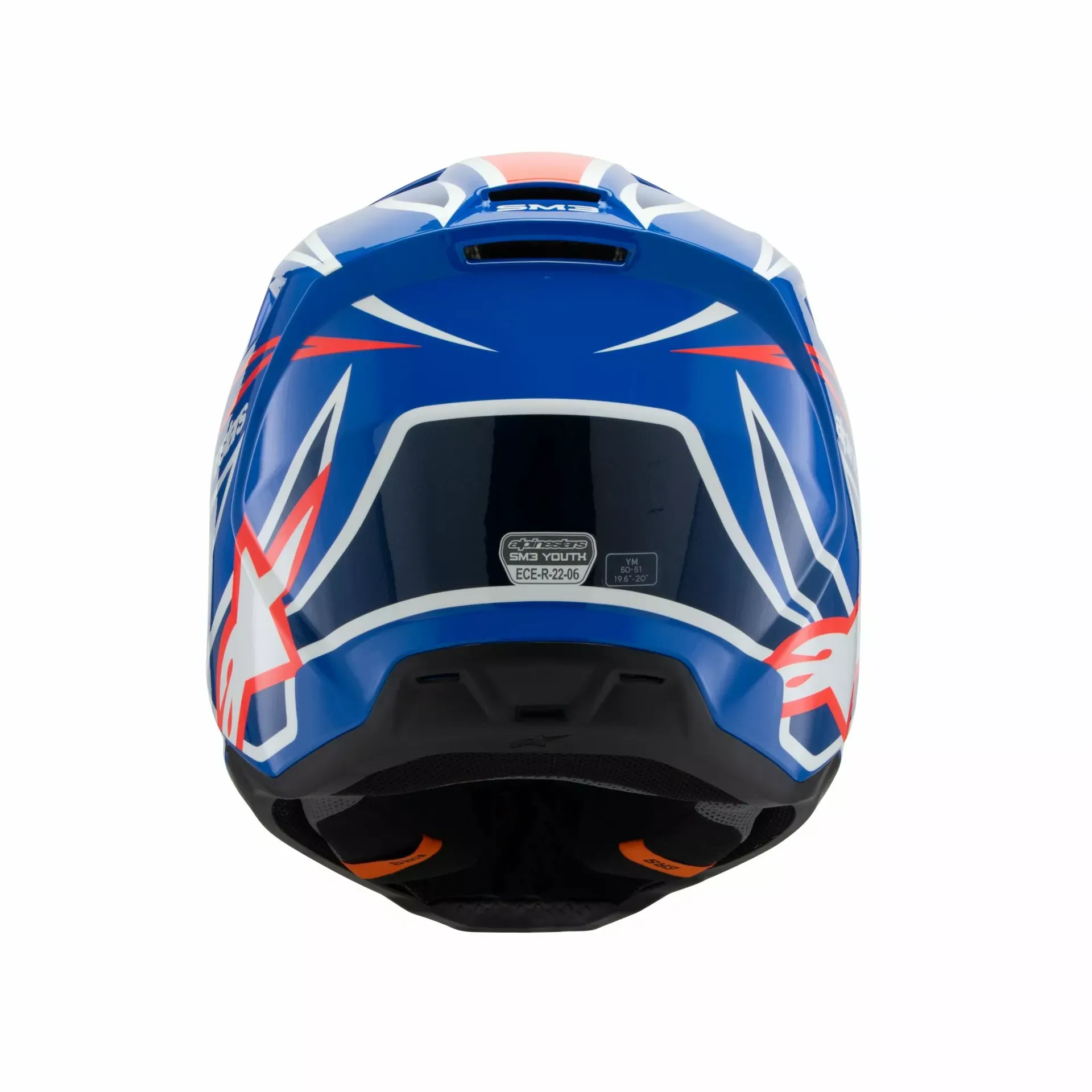 Alpinestars SM3 Børnehjelm – Wurx blå/rød/hvid/sort - Alpinestars