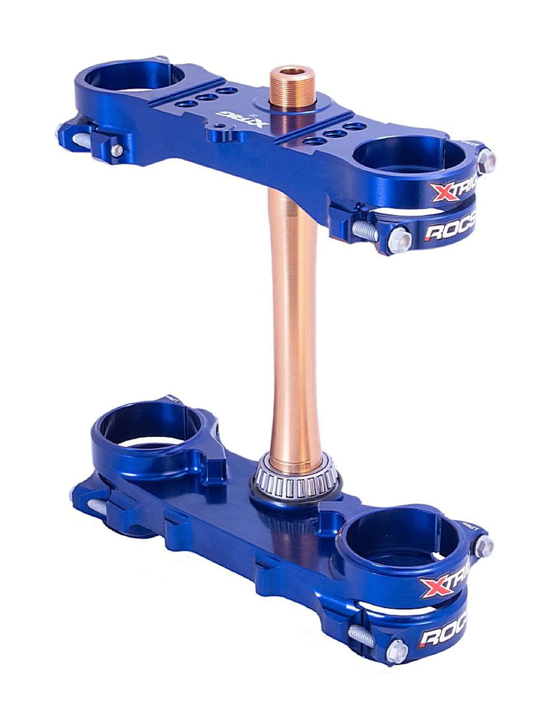 X-Trig ROCS Tech Gaffelbro 22mm Offset Blå - YZ250F/450F - X-Trig - Motocross Parts