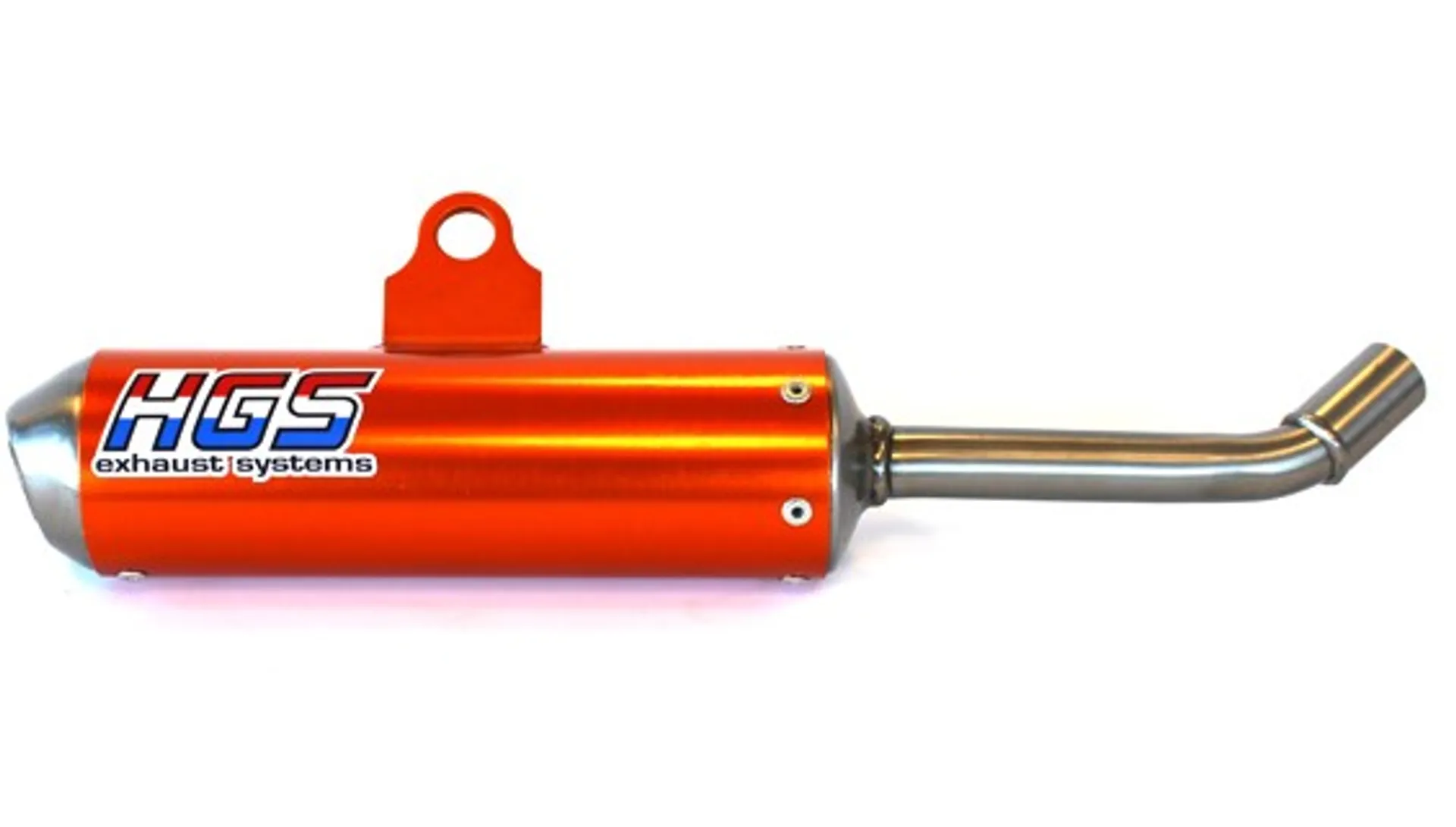 HGS lyddæmper 2T Racing KTM85 2018-, TC85 2018- Orange - HGS - Motocross Parts