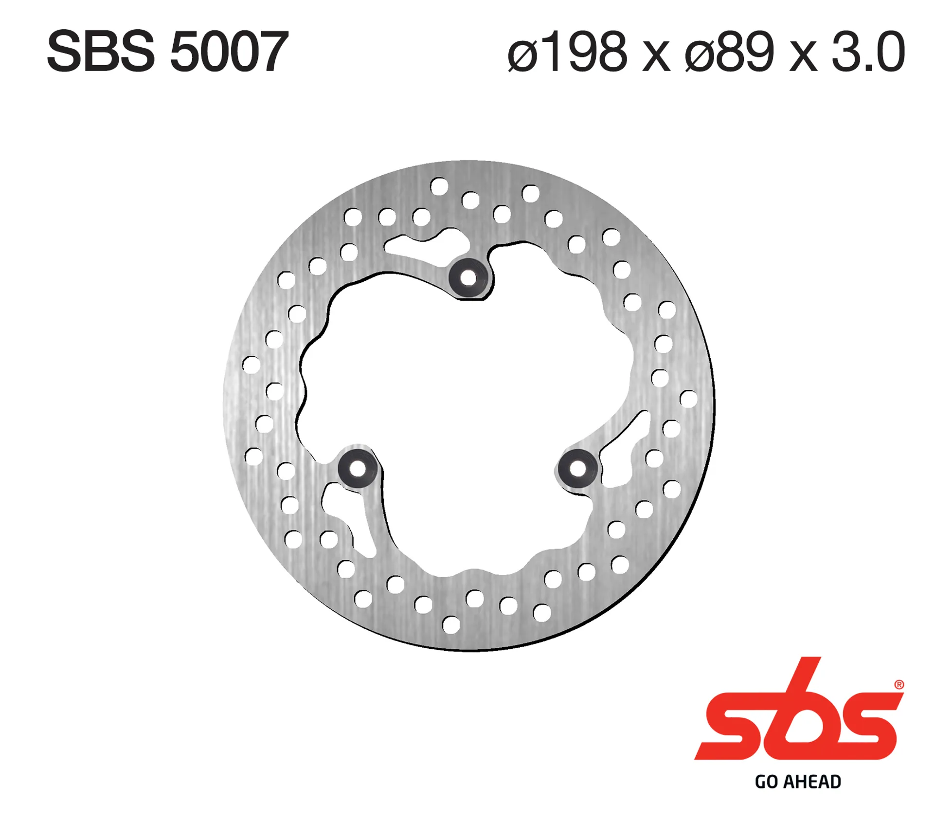 Sbs bremseskive Standard Rund KTM 65 SX 1998-2023 - SBS