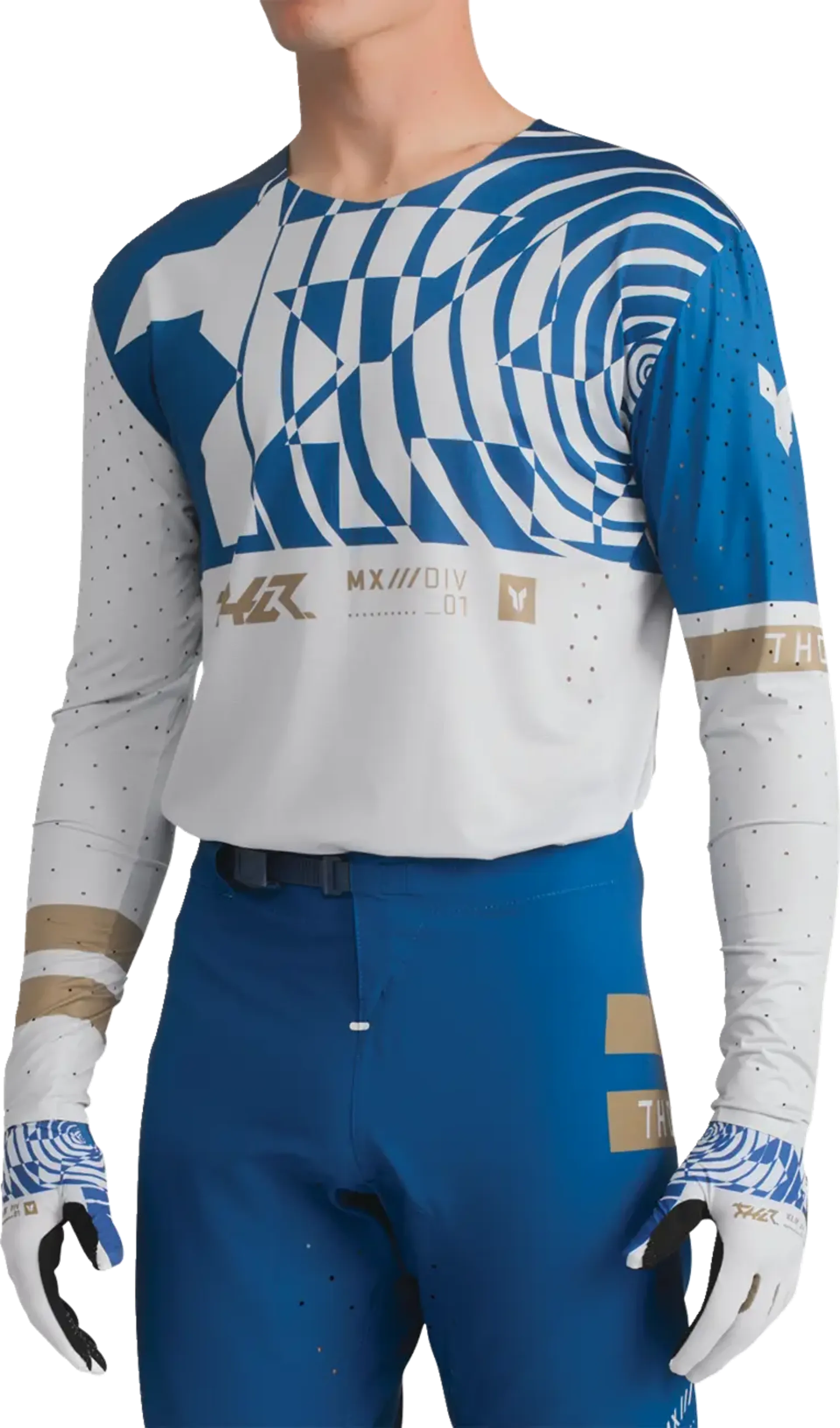 Thor Sportmode Pant - Mind Control Light Gray/blue - Thor