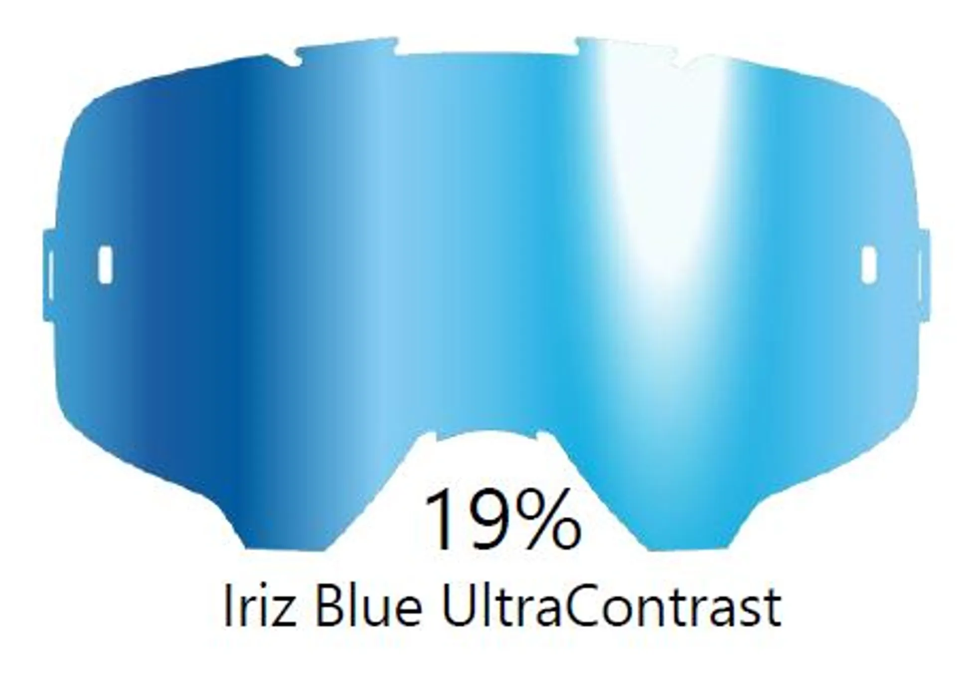 Leatt glas Iriz Blue UltraContrast 25% - Leatt - Motocross Parts