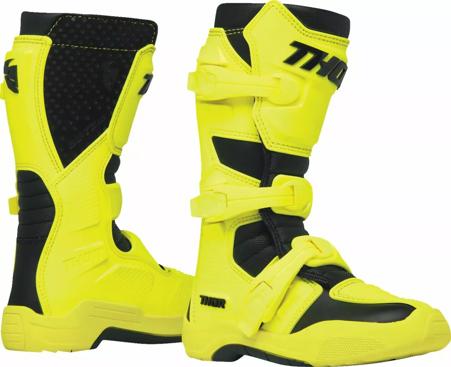 Thor Youth Blitz XR støvler - gul/sort - Thor - Motocross Parts