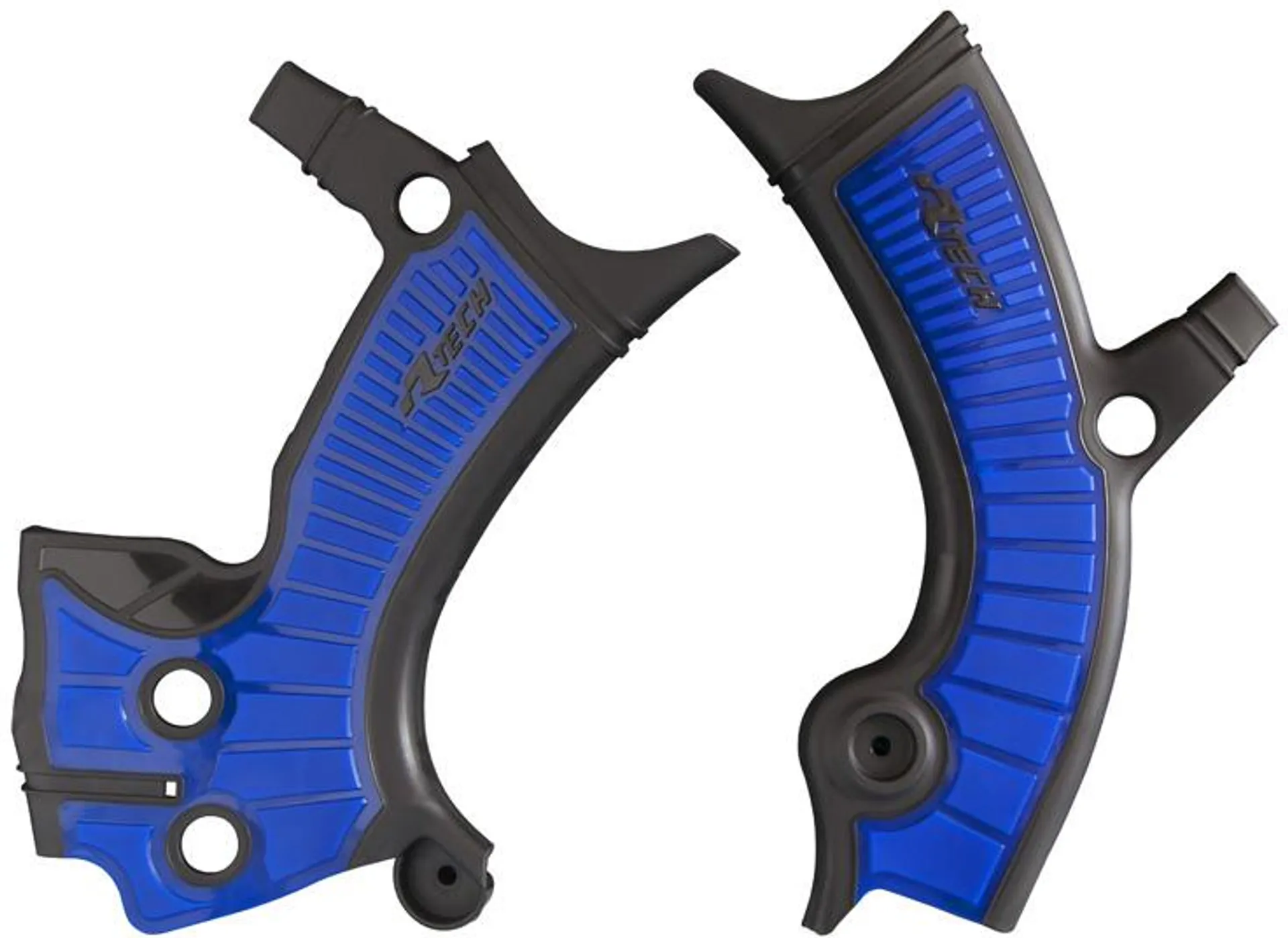 RTech frame protectors black/blue - Yamaha YZ250F/450F 19-21 - Rtech - Motocross Parts