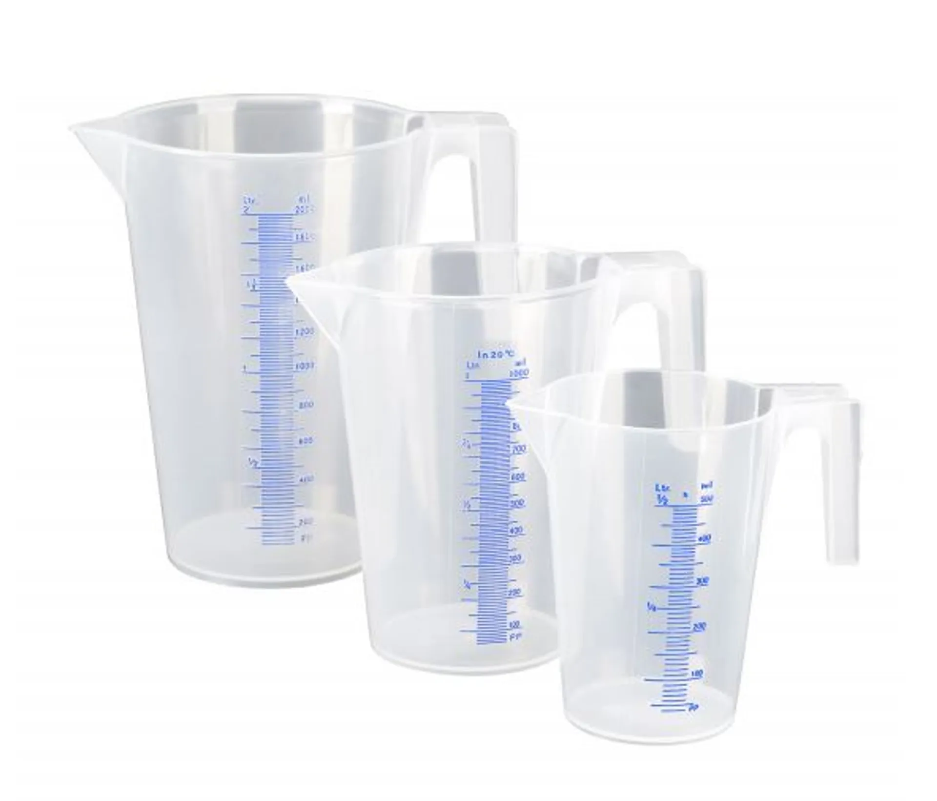 Målebærger 3 stk. 0,5-1-2L - Pressol - Motocross Parts