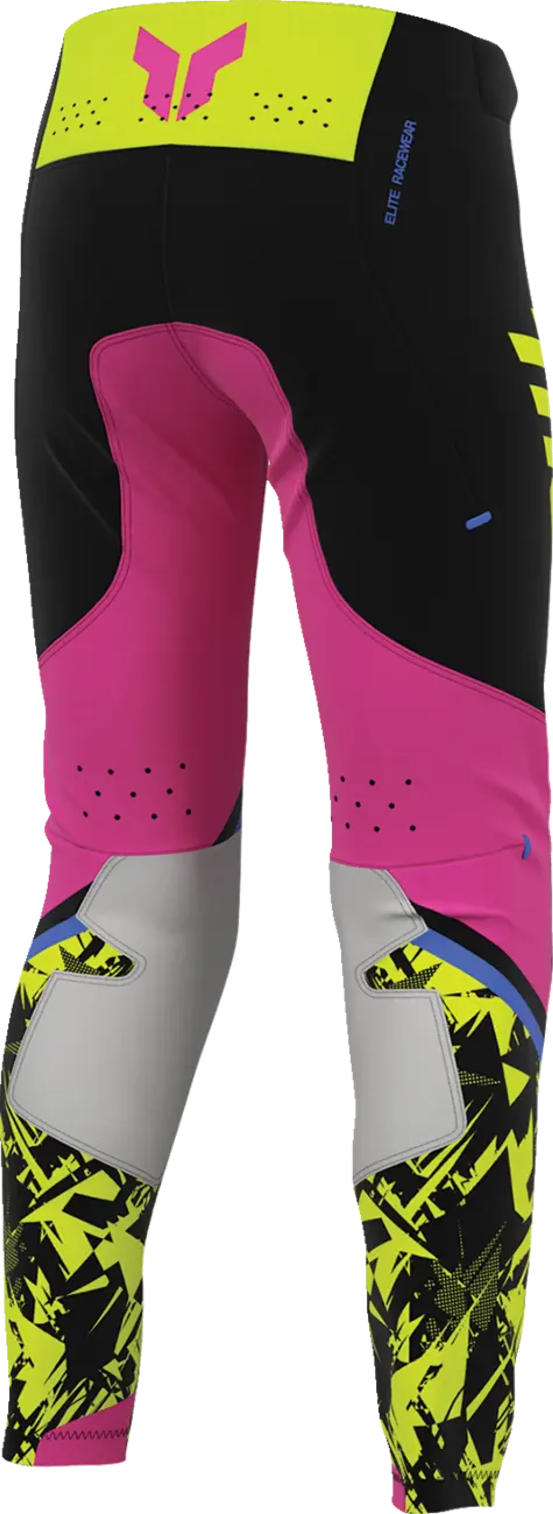 Thor Youth Sportmode Pant - Punk'd Black/Fuchsia - Thor