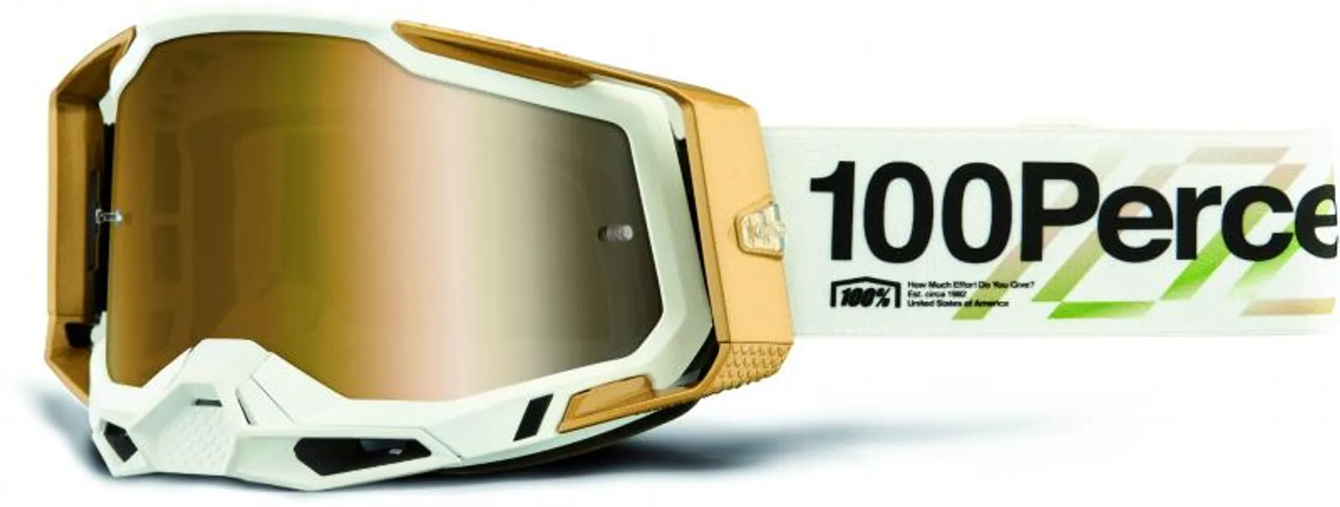 100% Racecraft 2 Succession / MIRROR TRUE GOLD LENS - 100%