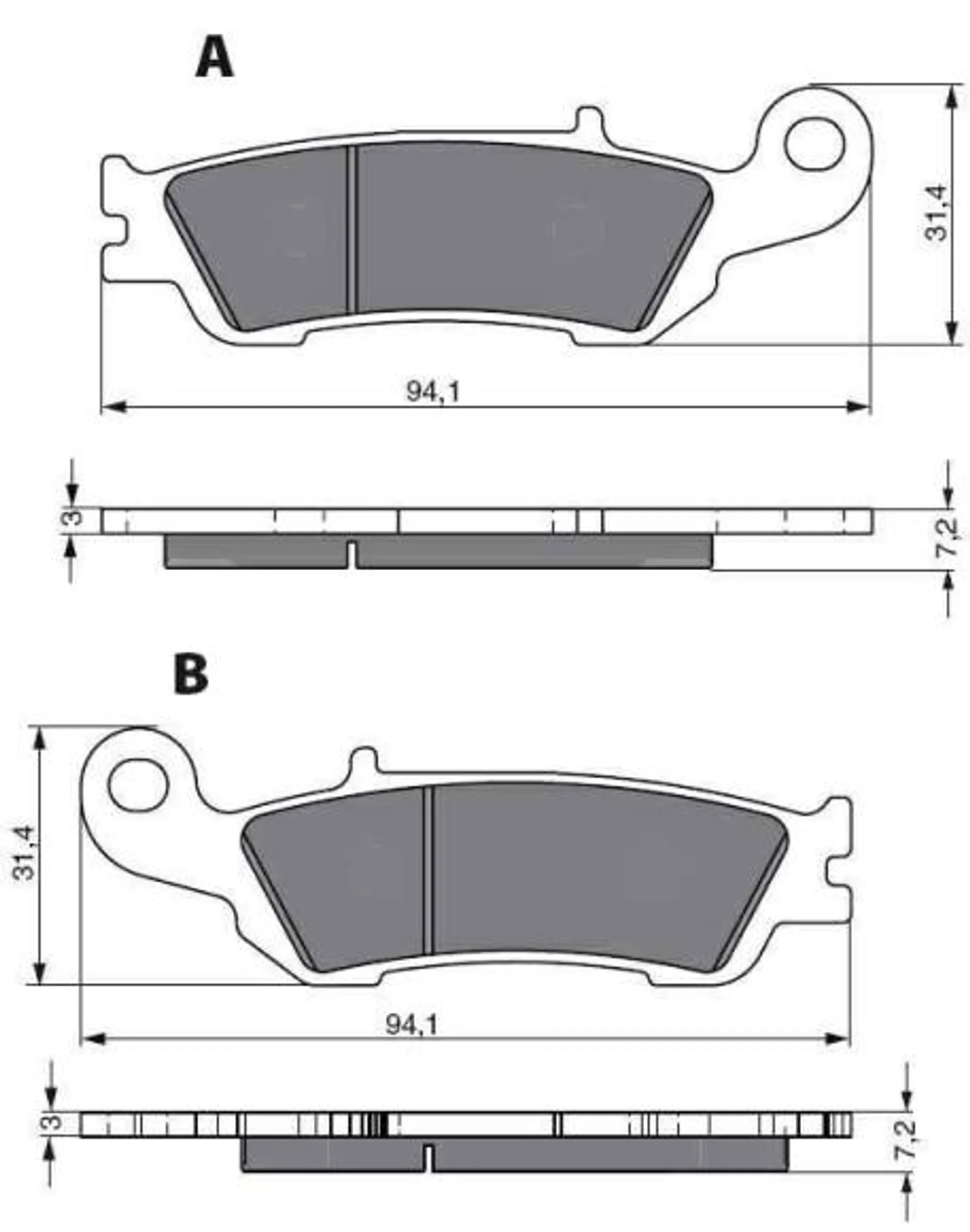 GOLDFREN Bremseklodser 248 Keramik Carbon AD - Goldfren - Motocross Parts