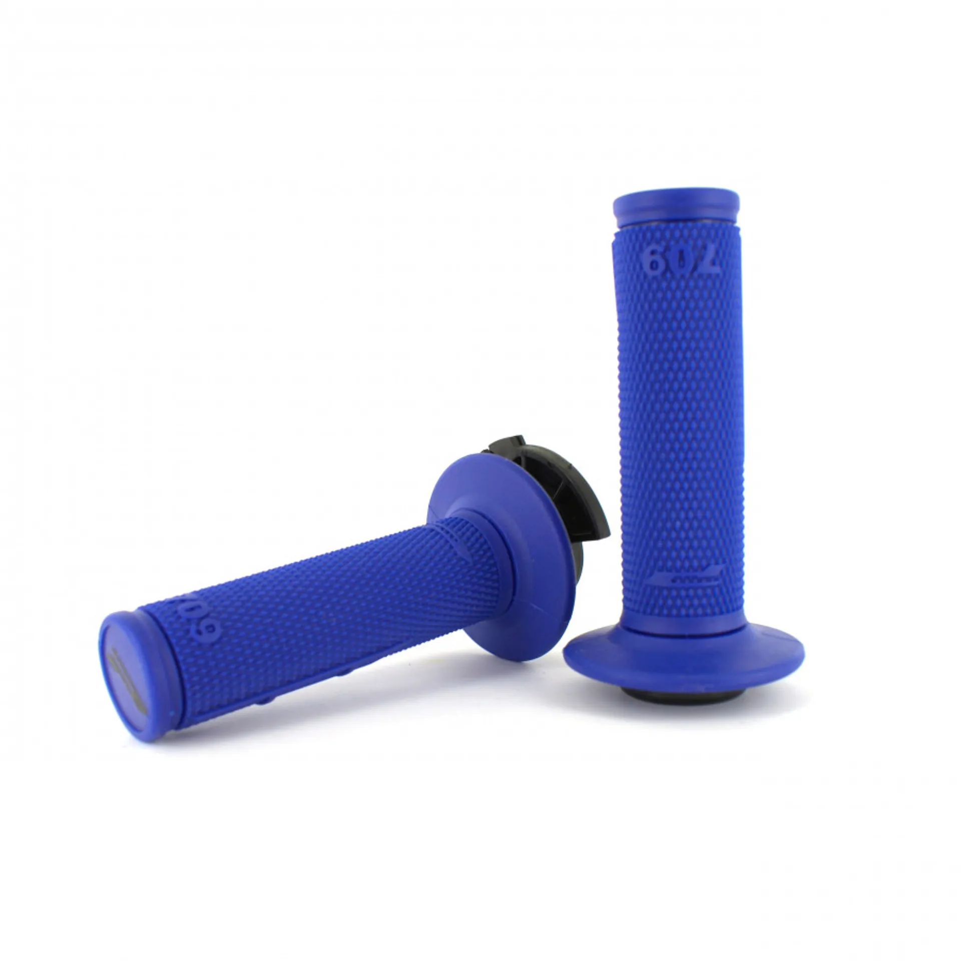Progrip 709 Single Density Half Waffle LOCK ON GRIPS, BLUE - Progrip - Motocross Parts
